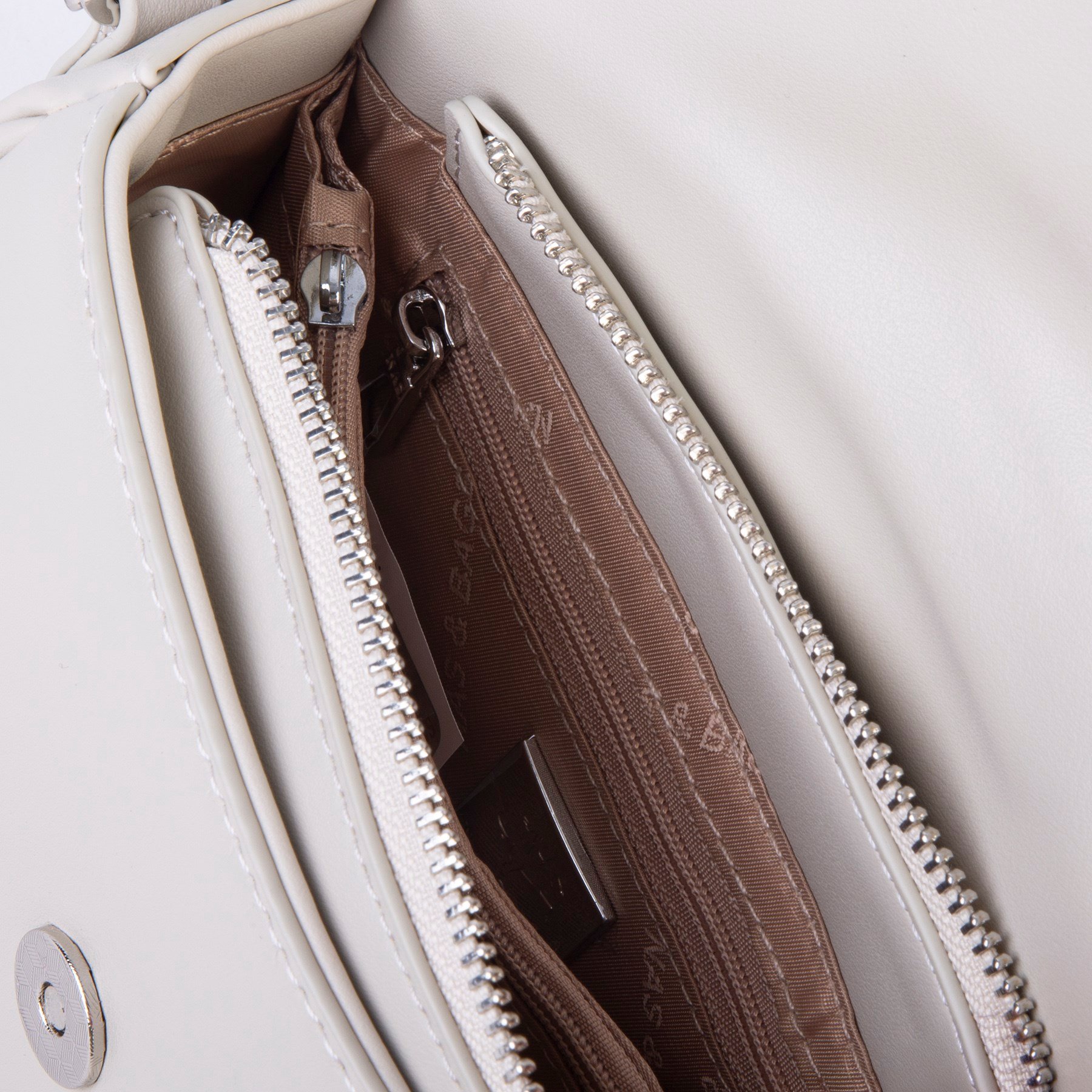 Nas Bag Premium Seri Mini 2li Set Çapraz El ve Cüzdan Seti Kum