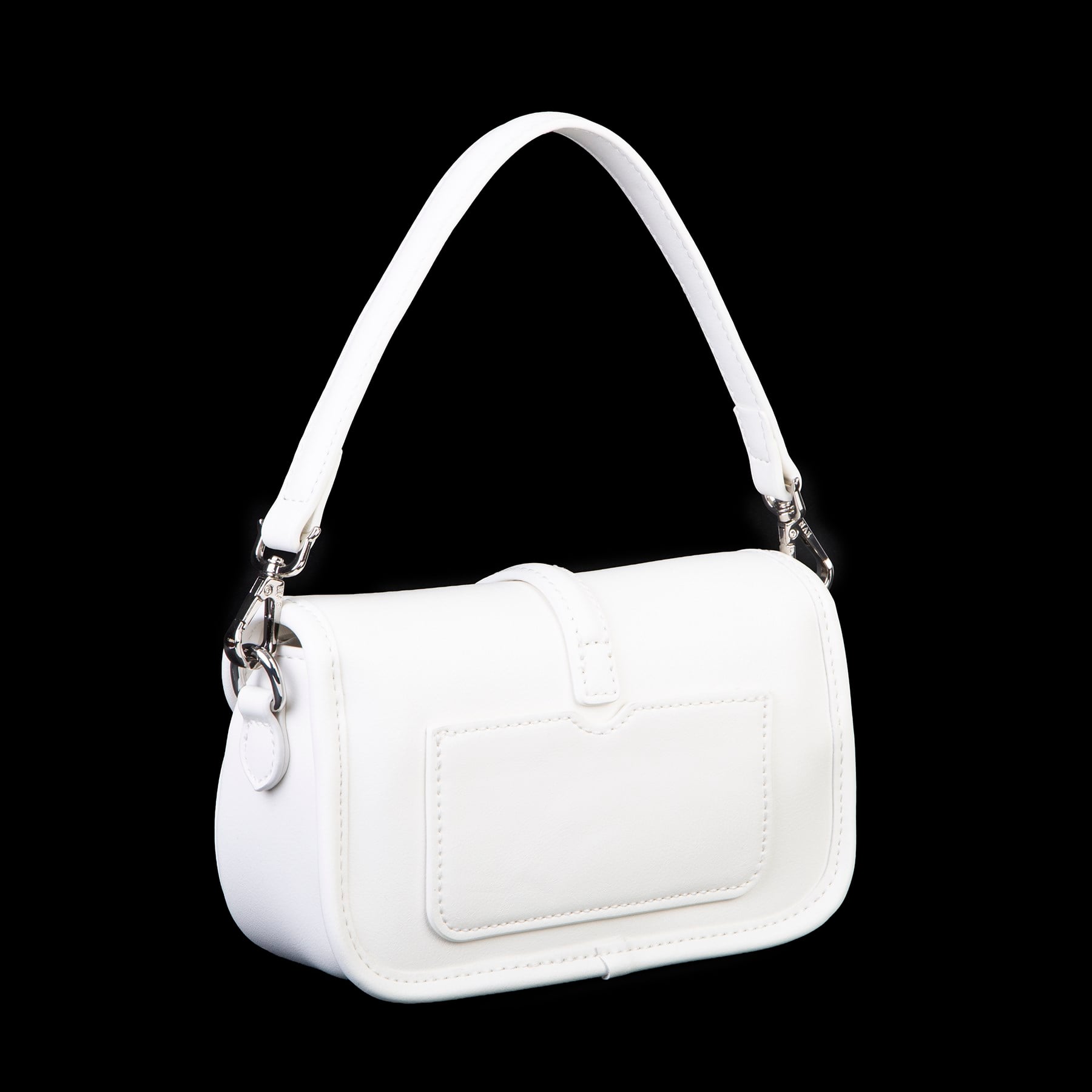 Nas Bag Premium Seri Mini 2li Set Çapraz El ve Cüzdan Seti Beyaz