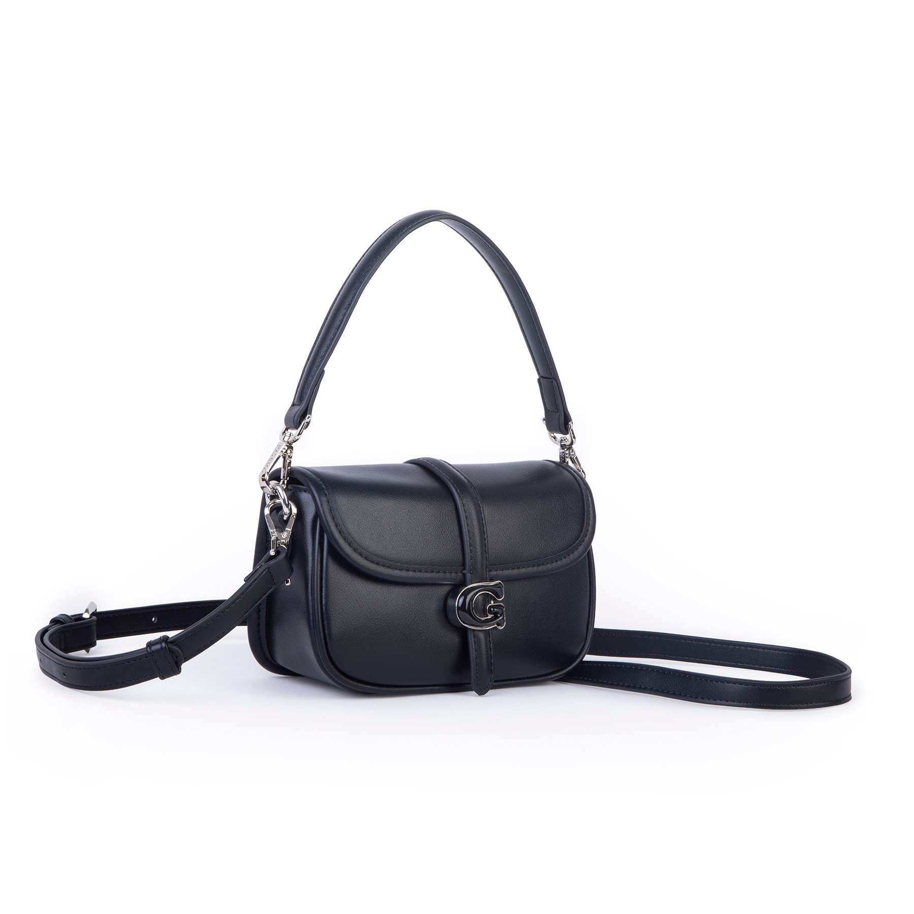 Nas Bag Premium Seri Mini 2li Set Çapraz El ve Cüzdan Seti Siyah