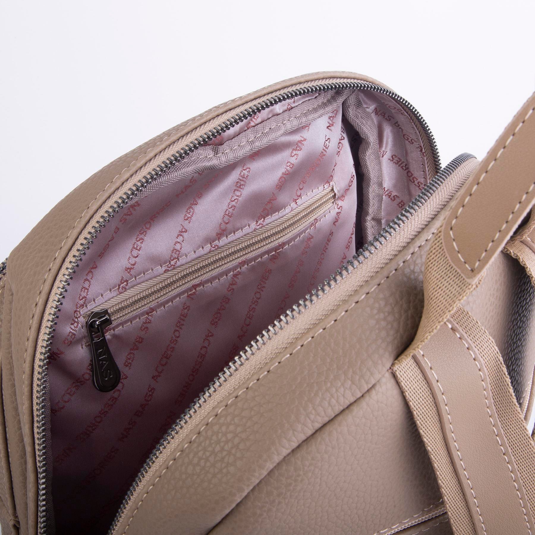 Nas Bag Unisex Büyük Boy Sırt Çantası Tablet Koruma Tasarımı Vizon  Belinda 