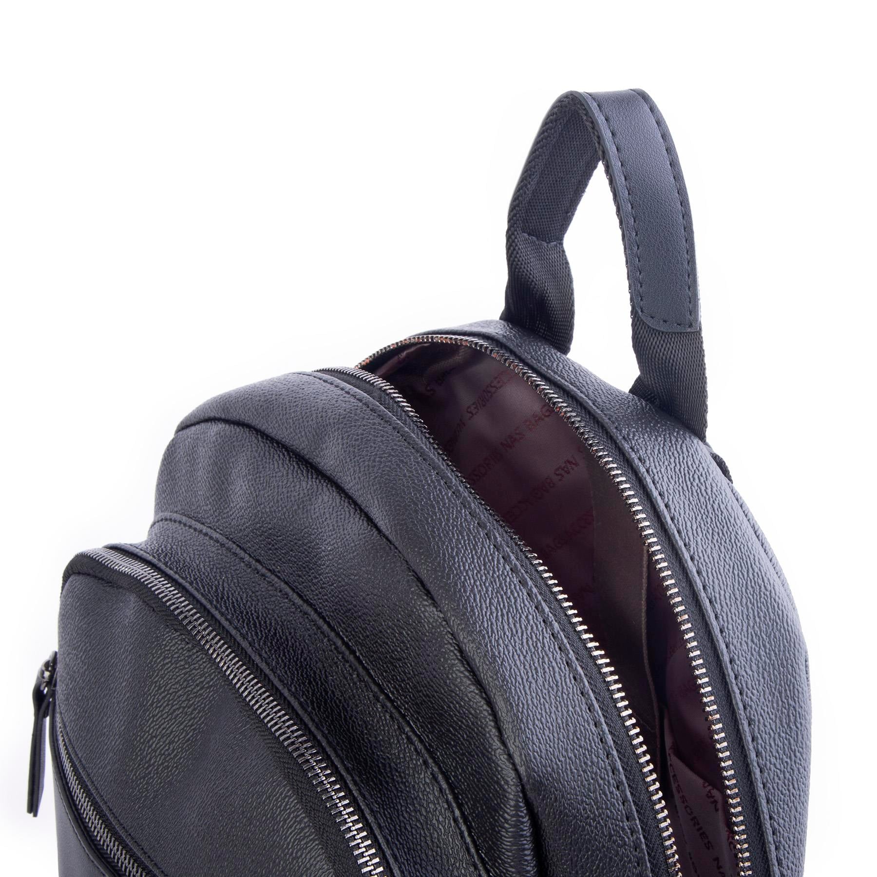 Nas Bag Unisex Büyük Boy Sırt Çantası Tablet Koruma Tasarımı Siyah Mercan 