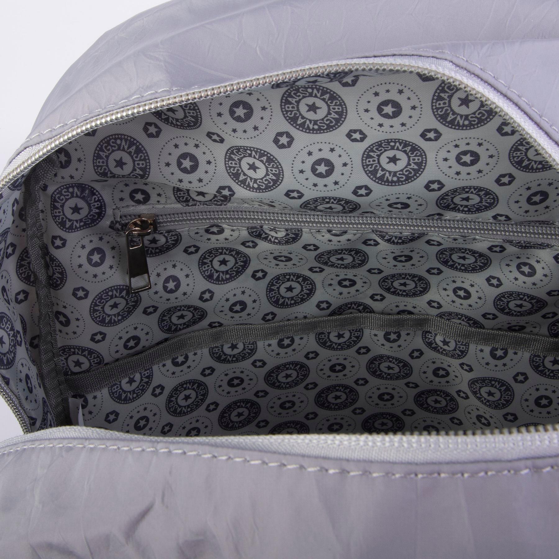 Nas Bag Unisex Büyük Boy Su Geçirmez (waterproof) Hafif Sırt Çantası Çok Gözlü Gri