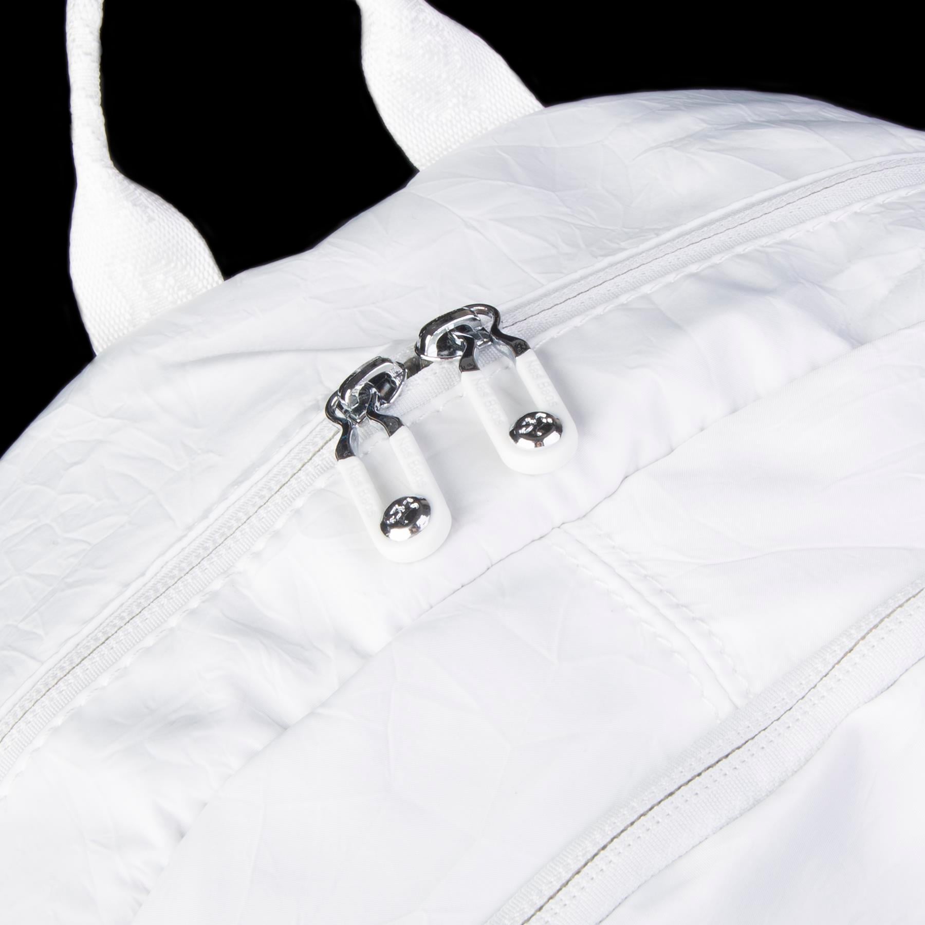 Nas Bag Unisex Büyük Boy Su Geçirmez (waterproof) Hafif Sırt Çantası Çok Gözlü Beyaz