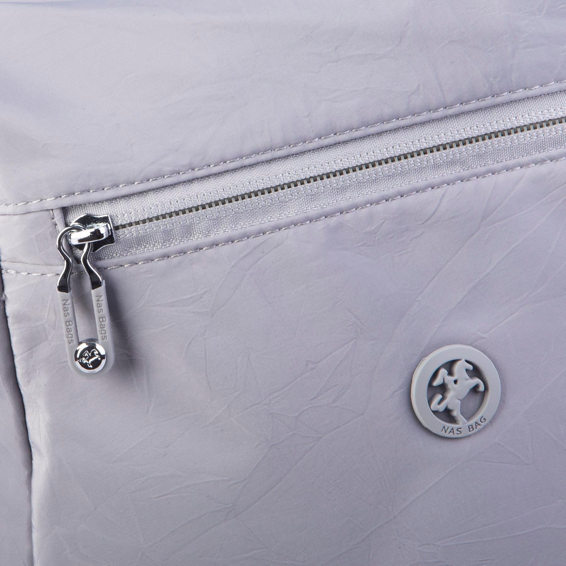 Nas Bag Unisex Büyük Boy Su Geçirmez (waterproof) Hafif Sırt Çantası Çok Gözlü Gri