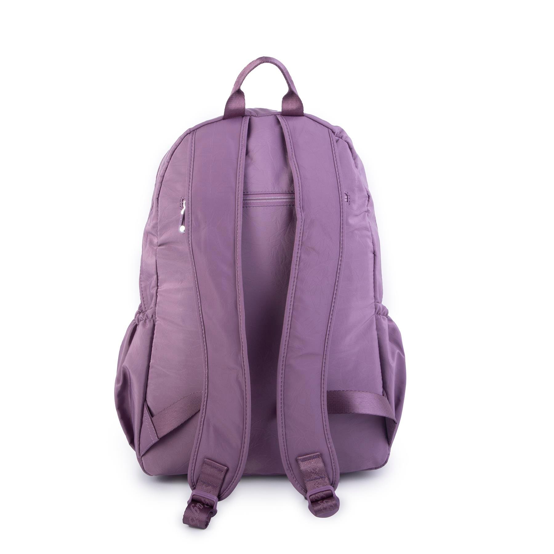 Nas Bag Unisex Büyük Boy Su Geçirmez (waterproof) Hafif Sırt Çantası Çok Gözlü Mor 