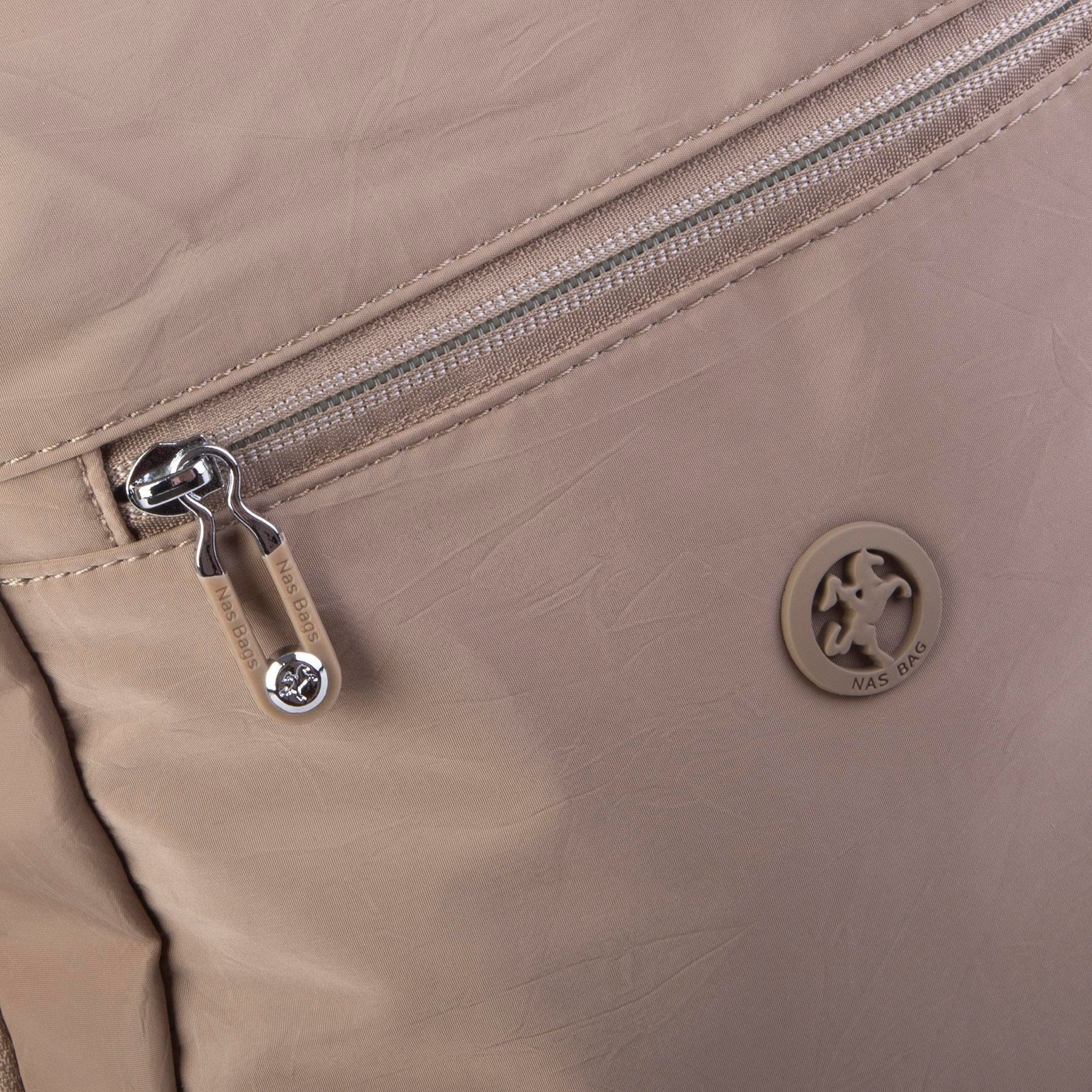 Nas Bag Unisex Büyük Boy Su Geçirmez (waterproof) Hafif Sırt Çantası Çok Gözlü Vizon 
