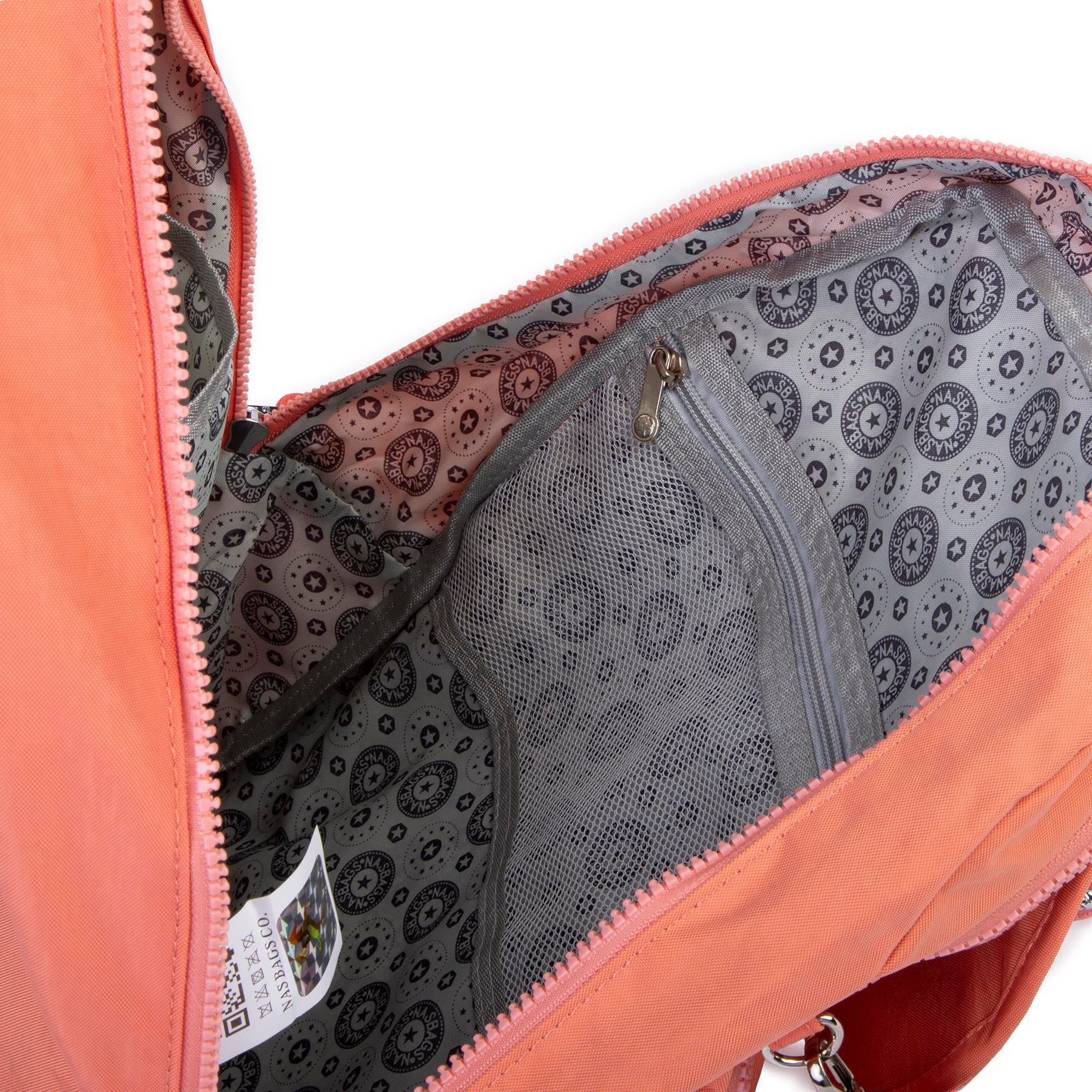 Nas Bag Unisex Büyük Boy  Zararlı Kimyasal İçermeyen Waterproof Sırt Çantası Somon