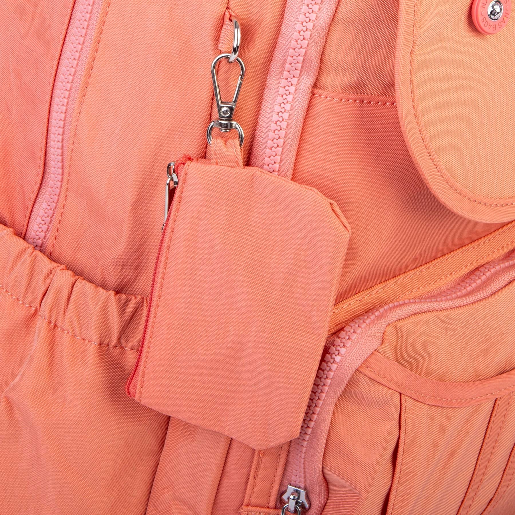 Nas Bag Unisex Büyük Boy  Zararlı Kimyasal İçermeyen Waterproof Sırt Çantası Somon