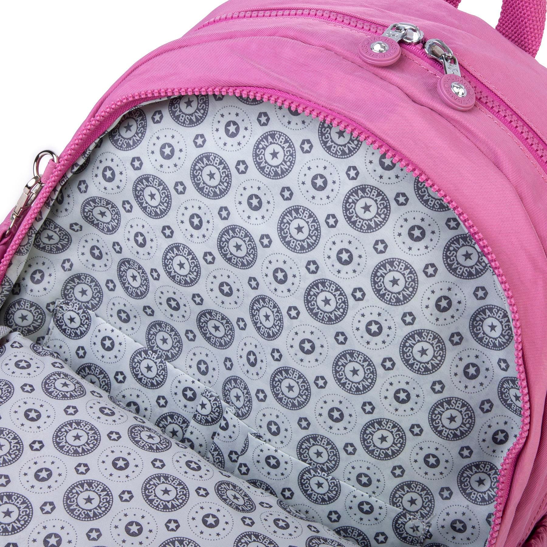 Nas Bag Unisex Zararlı Kimyasal İçermeyen Waterproof Sırt Çantası Gül Kurusu