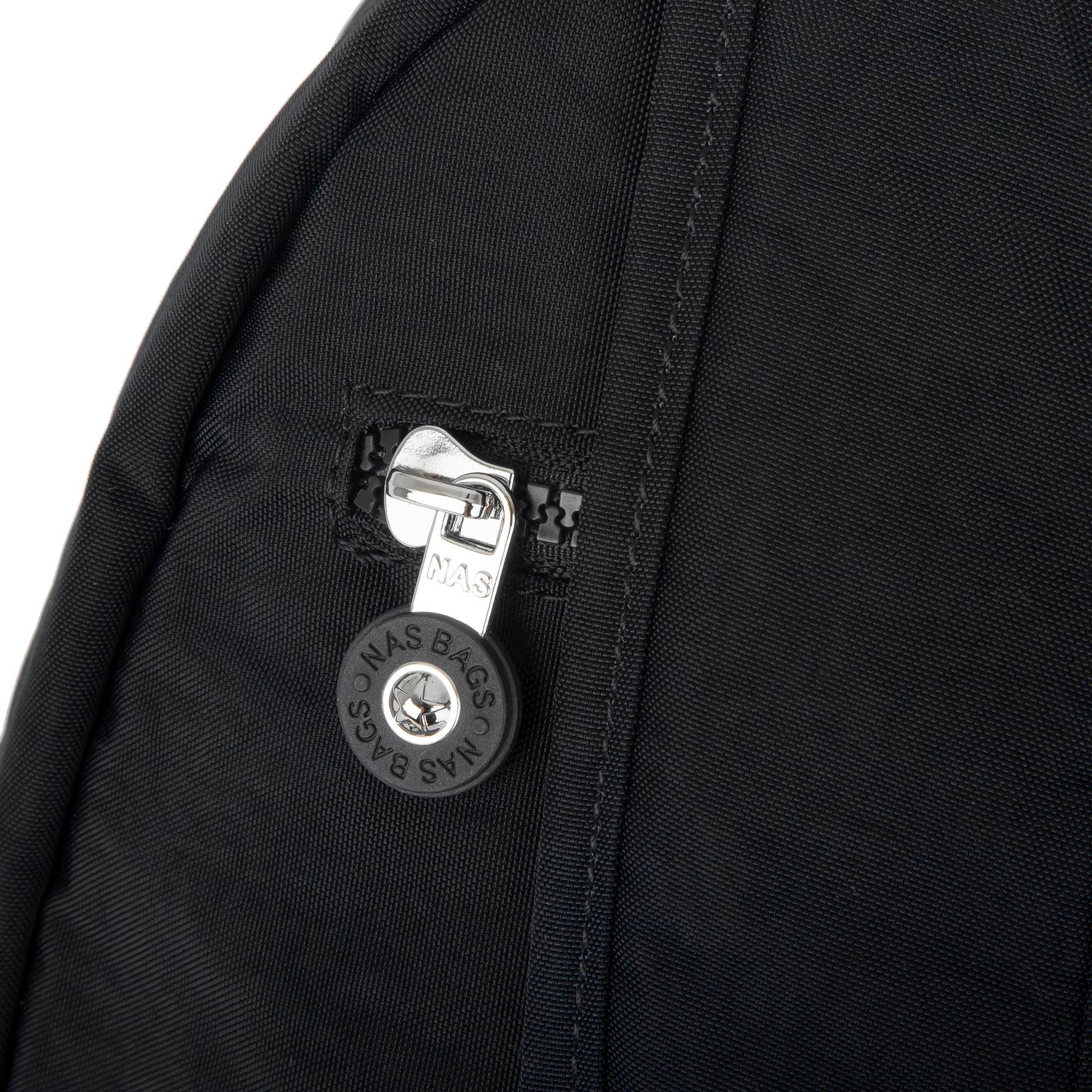 Nas Bag Unisex Zararlı Kimyasal İçermeyen Waterproof Sırt Çantası Siyah