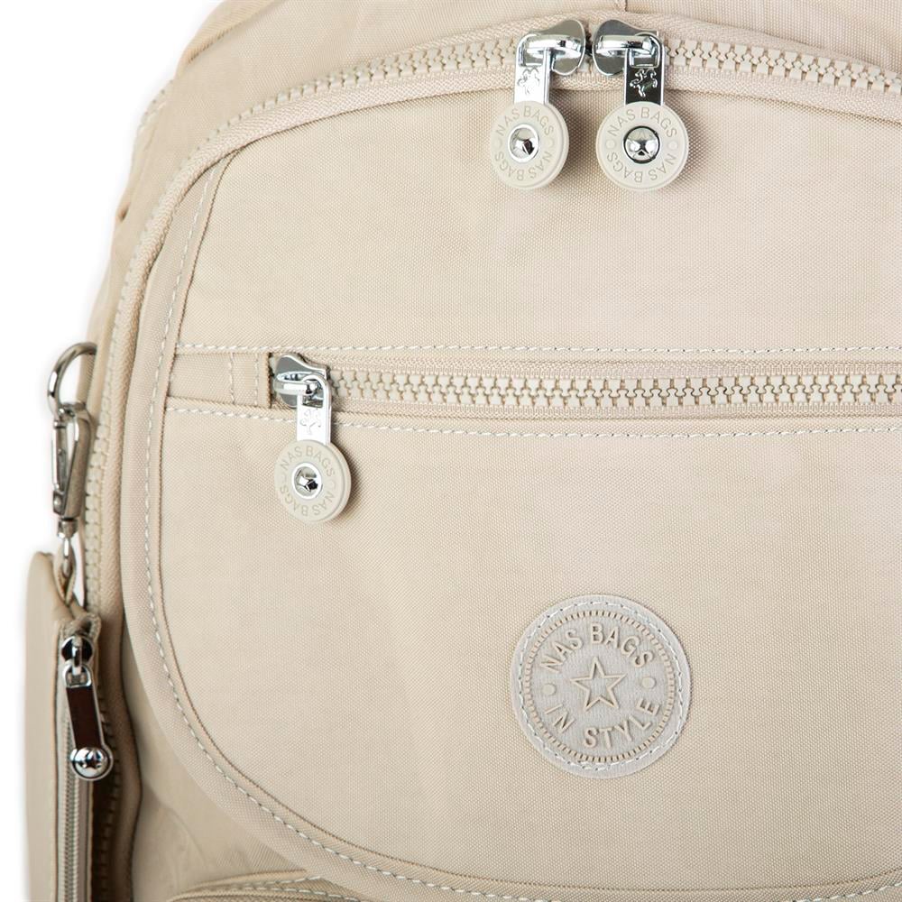 Nas Bag Unisex Zararlı Kimyasal İçermeyen Waterproof Sırt Çantası Kum