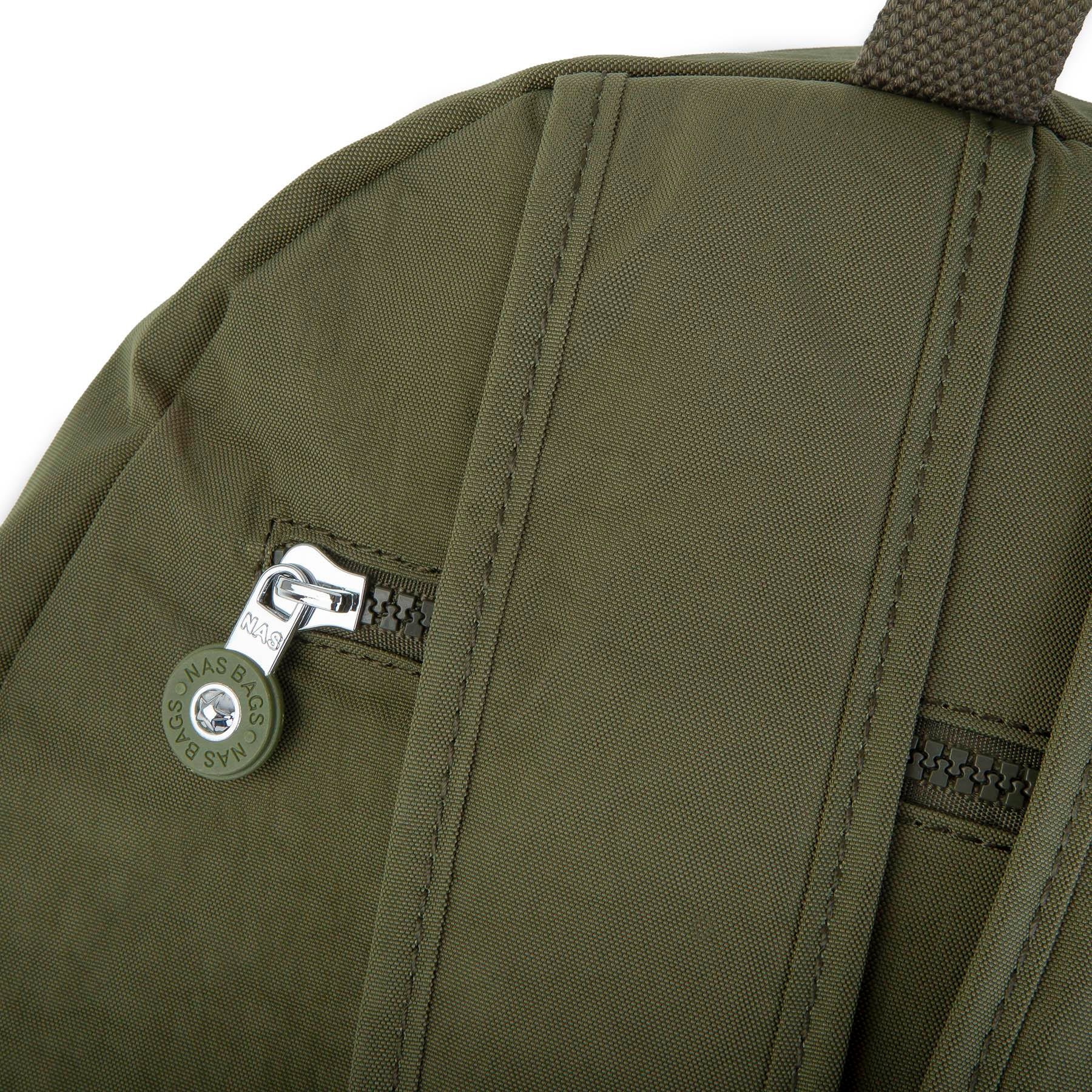 Nas Bag Unisex Zararlı Kimyasal İçermeyen Waterproof Sırt Çantası Koyu Yeşil (35x47x20 cm)