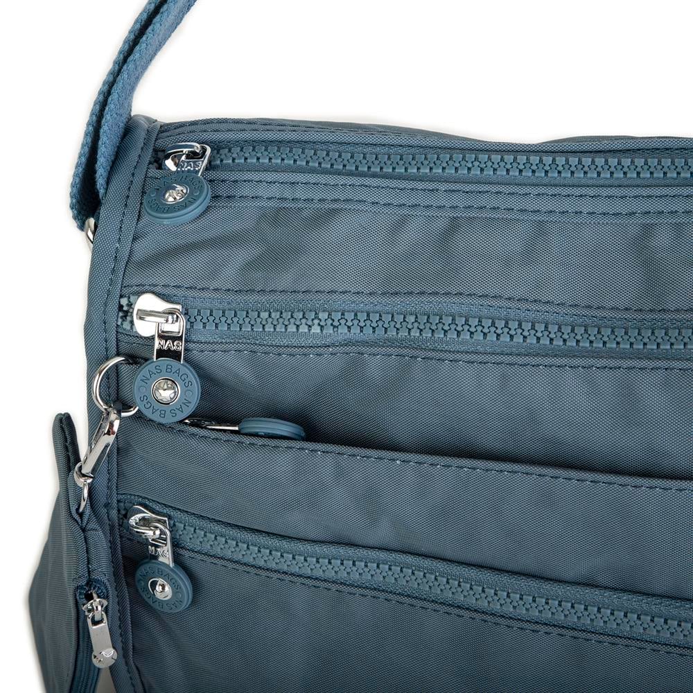 Nas Bag Unisex Zararlı Kimyasal İçermeyen Su İtici Özellikte Çapraz Çanta Kot