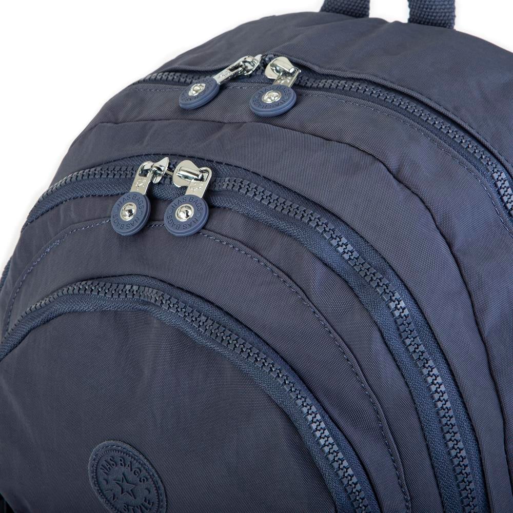 Nas Bag Unisex Zararlı Kimyasal İçermeyen Waterproof Sırt Çantası Füme 