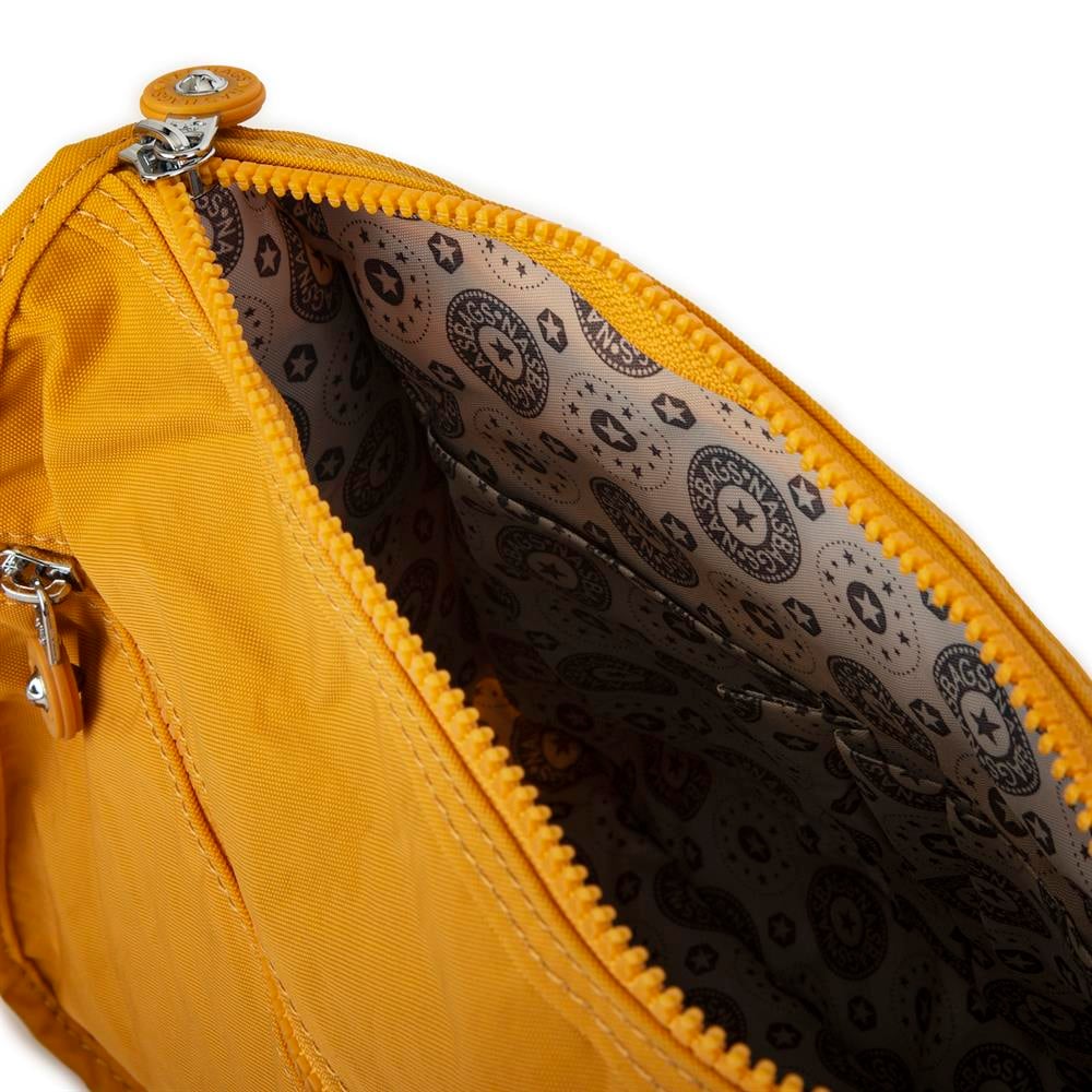 Nas Bag Unisex Zararlı Kimyasal İçermeyen Su İtici Özellikte Çapraz Çanta Hardal 