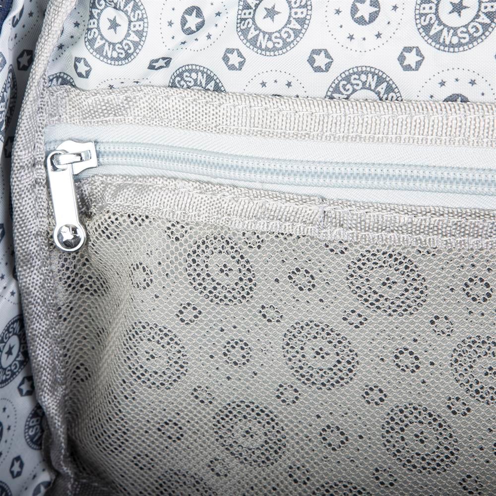 Nas Bag Unisex Zararlı Kimyasal İçermeyen Waterproof Sırt Çantası Lacivert