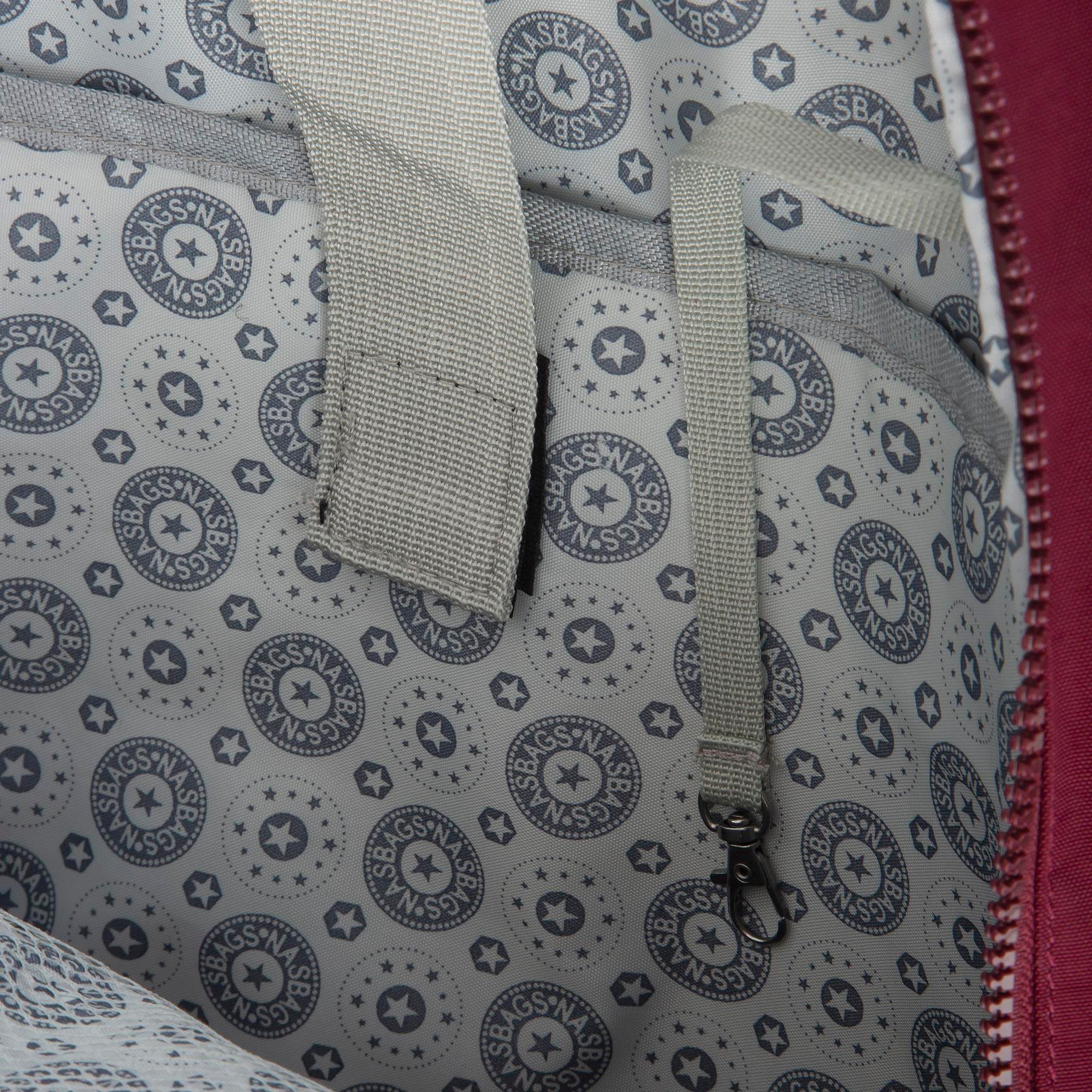 Nas Bag Unisex Zararlı Kimyasal İçermeyen Waterproof Sırt Çantası Bordo