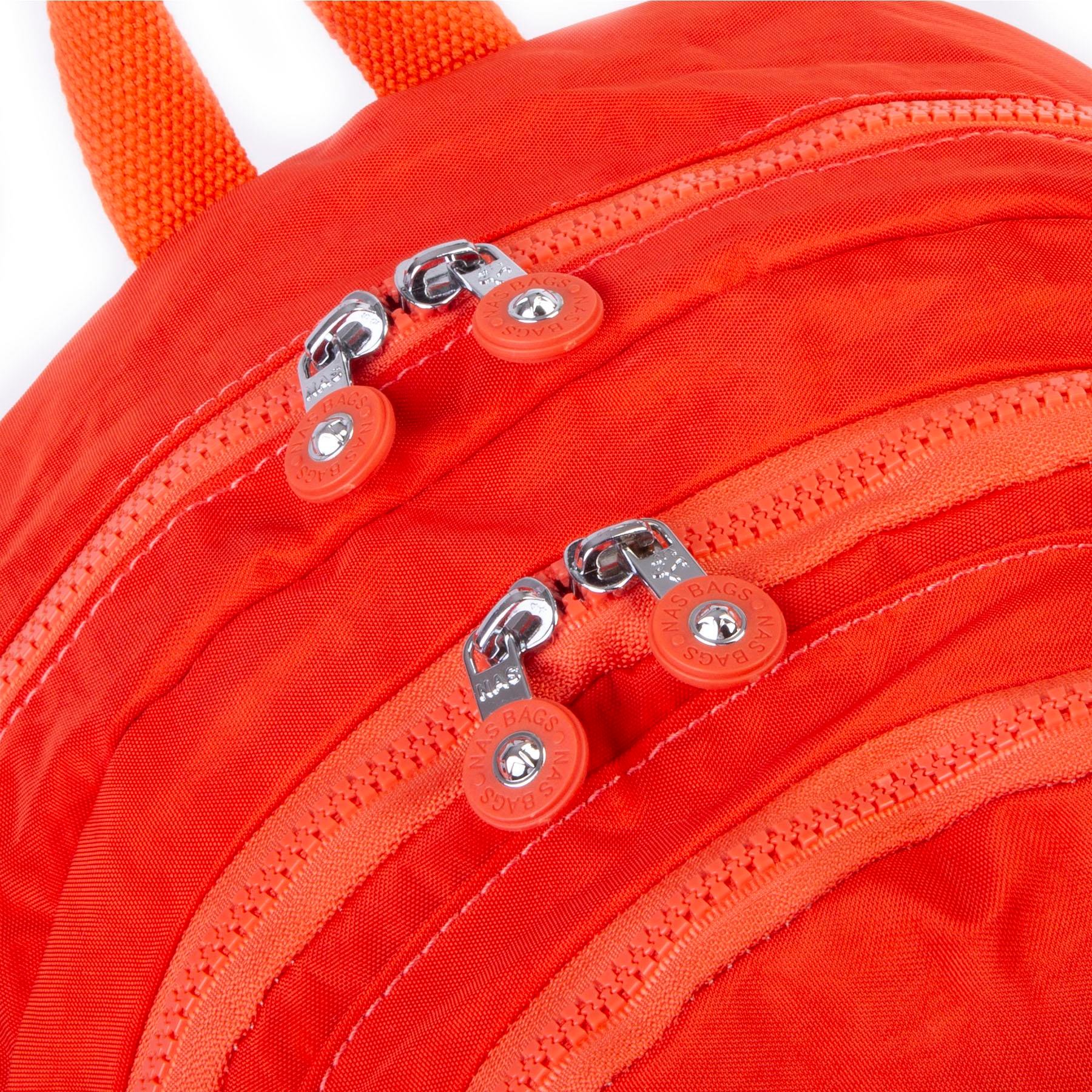 Nas Bag Unisex Zararlı Kimyasal İçermeyen Waterproof Sırt Çantası Turuncu