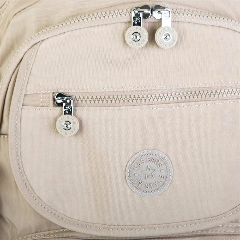 Nas Bag Unisex Zararlı Kimyasal İçermeyen Waterproof Sırt Çantası Kum