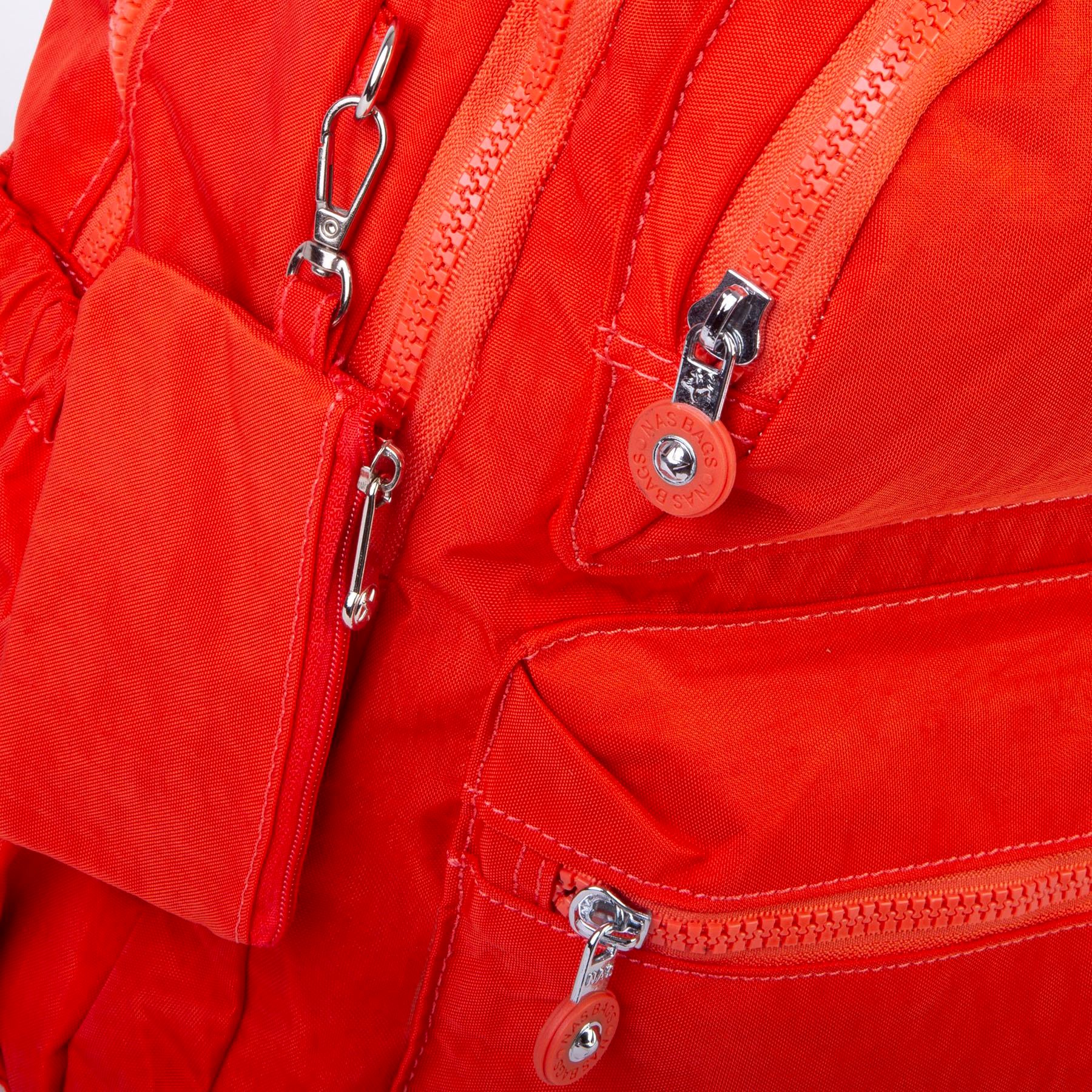 Nas Bag Unisex Zararlı Kimyasal İçermeyen Waterproof Sırt Çantası Turuncu