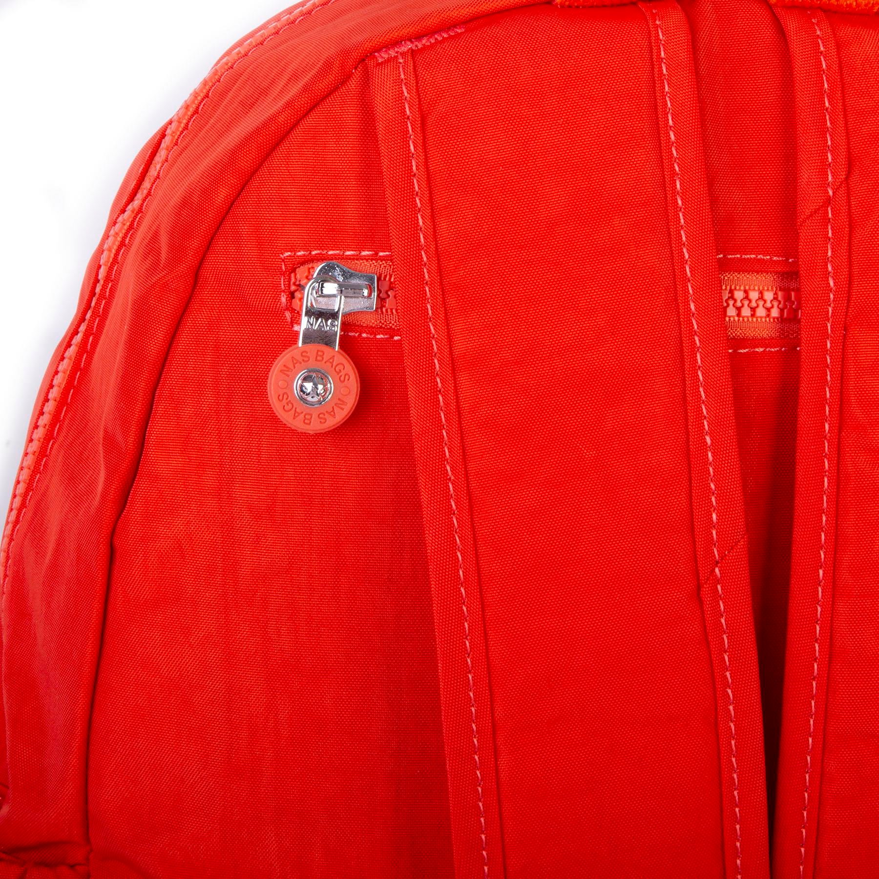 Nas Bag Unisex Zararlı Kimyasal İçermeyen Waterproof Sırt Çantası Turuncu