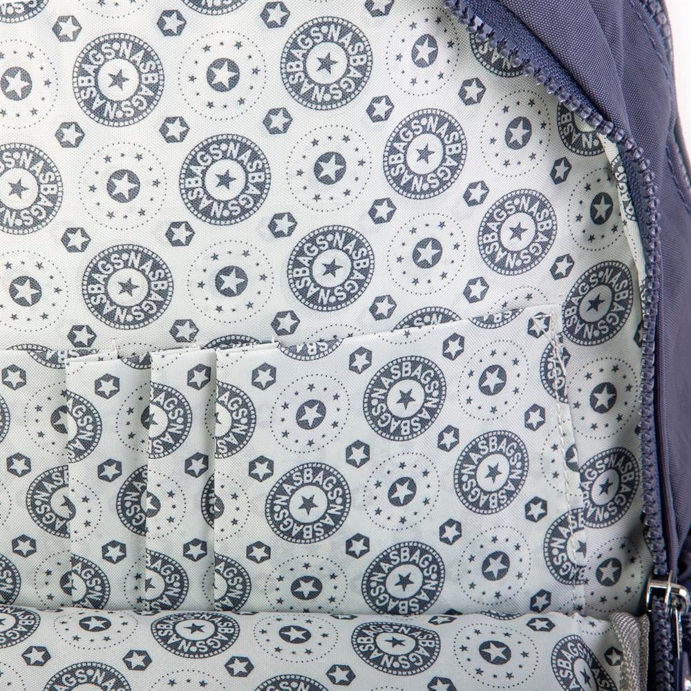 Nas Bag Unisex Zararlı Kimyasal İçermeyen Waterproof Sırt Çantası Füme 
