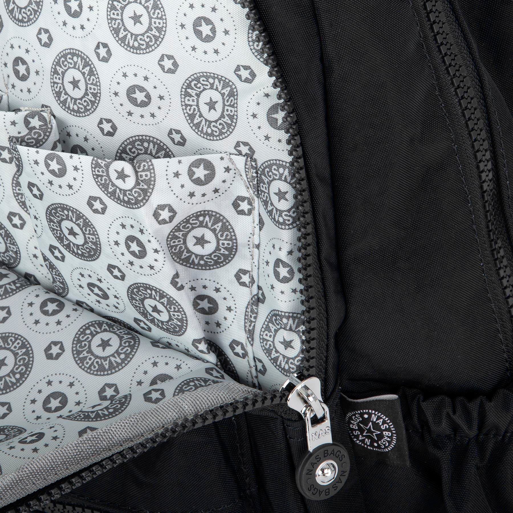 Nas Bag Unisex Zararlı Kimyasal İçermeyen Waterproof Sırt Çantası Siyah
