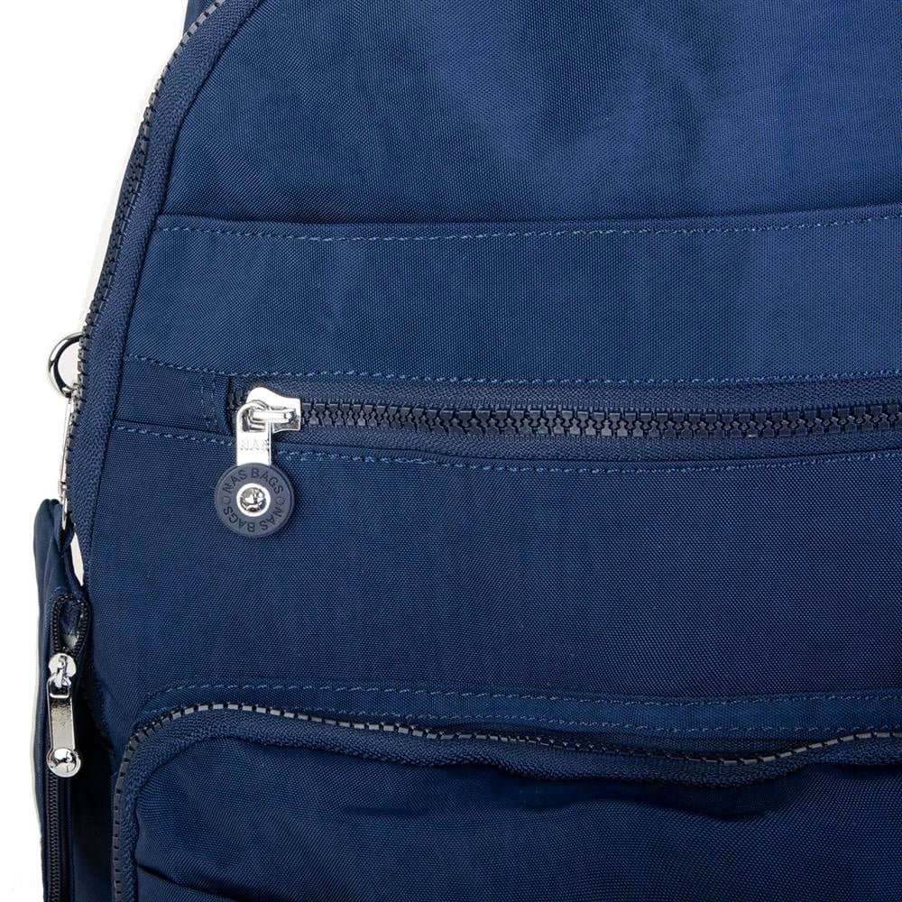 Nas Bag Unisex Zararlı Kimyasal İçermeyen Waterproof Sırt Çantası Lacivert