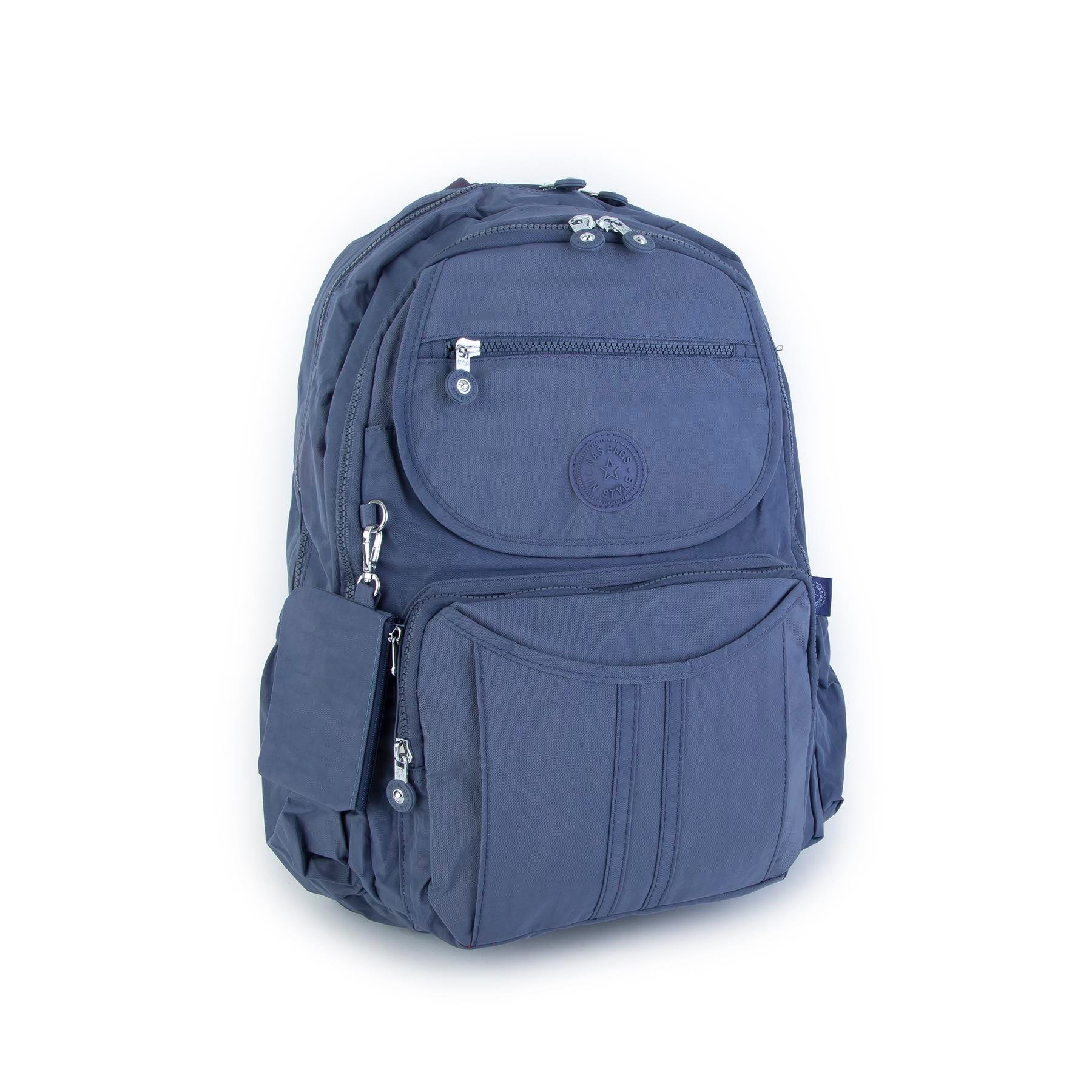 Nas Bag Unisex Zararlı Kimyasal İçermeyen Waterproof Sırt Çantası Füme