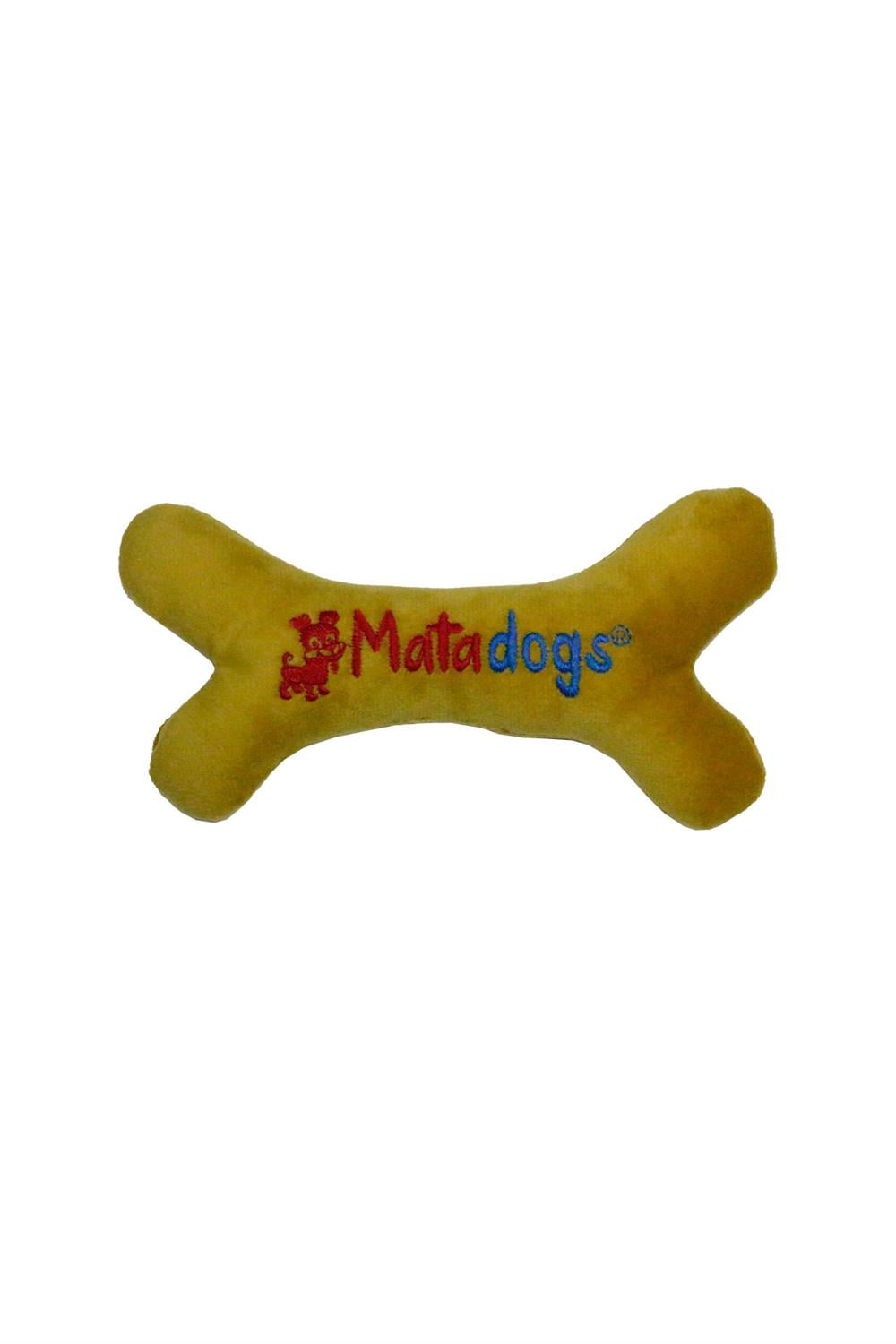 Mata Dogs Mini Bone Sesli, Peluş, Nakışlı Köpek Oyuncağı 18  Cm