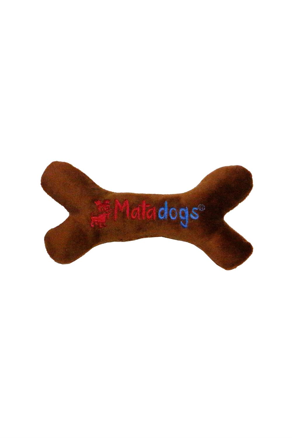 Mata Dogs Mini Bone Sesli, Peluş, Nakışlı Köpek Oyuncağı 18  Cm
