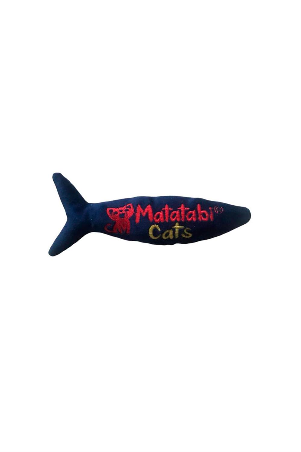 Matatabi Cats Jr.Fish Sesli, Peluş Kedi Oyuncağı 20 Cm Matatabi İçerikli (Kedi Nanesi/Otu İçermez)