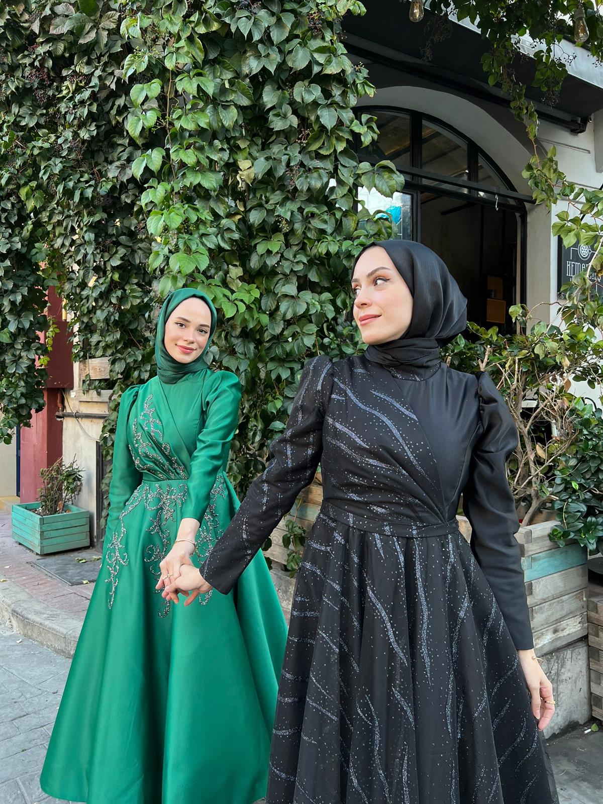 Beril  – Siyah Abiye Elbise