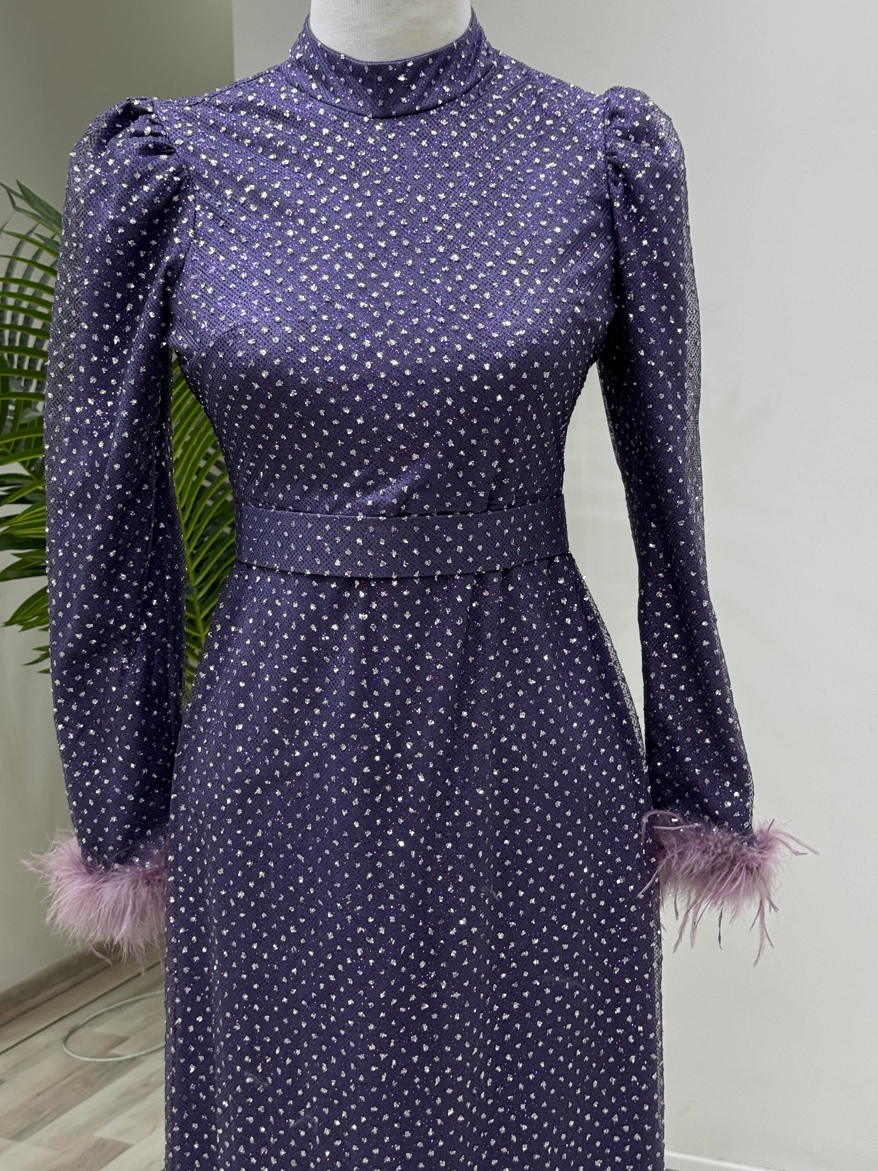 Jana – Lila Abiye Elbise