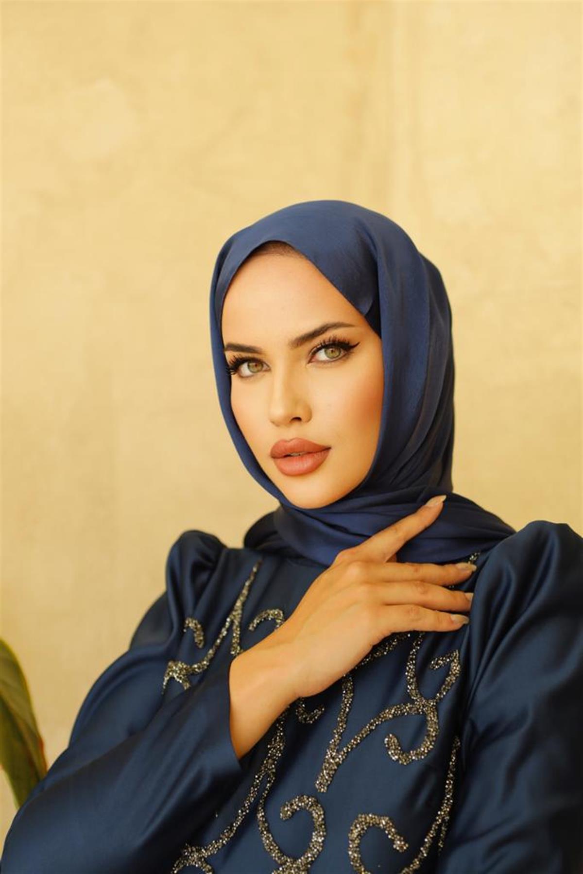 Maya –  Lacivert  Abiye Elbise