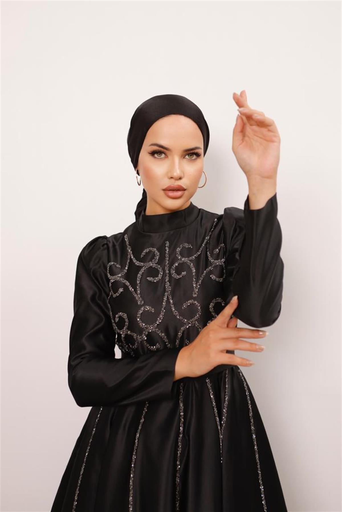 Maya –  Siyah  Abiye Elbise