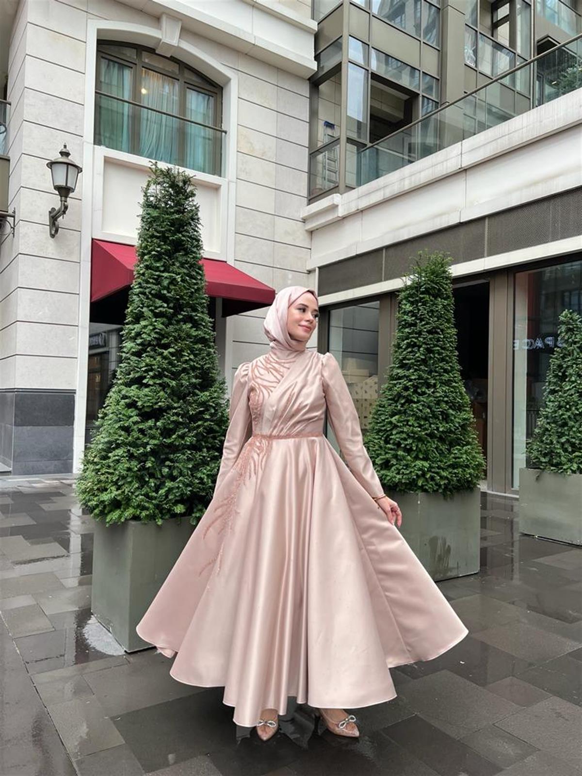 Mila – Bej Abiye Elbise