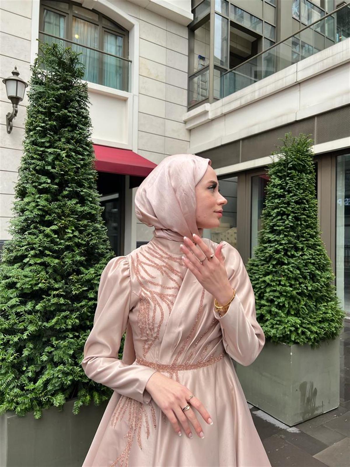 Mila – Bej Abiye Elbise
