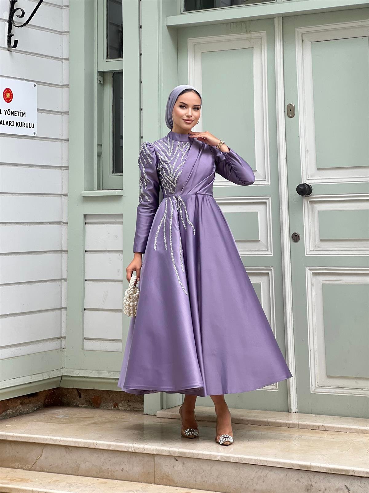 Sofia –  Lila Abiye Elbise