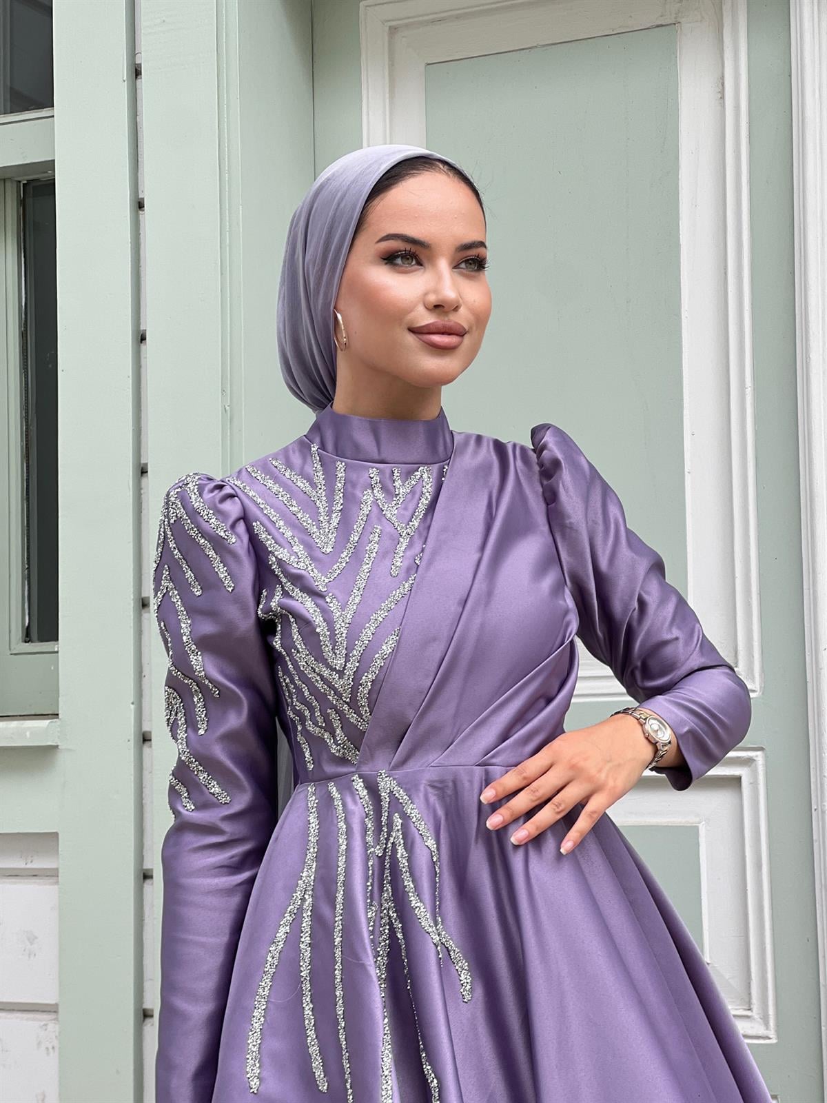 Sofia –  Lila Abiye Elbise