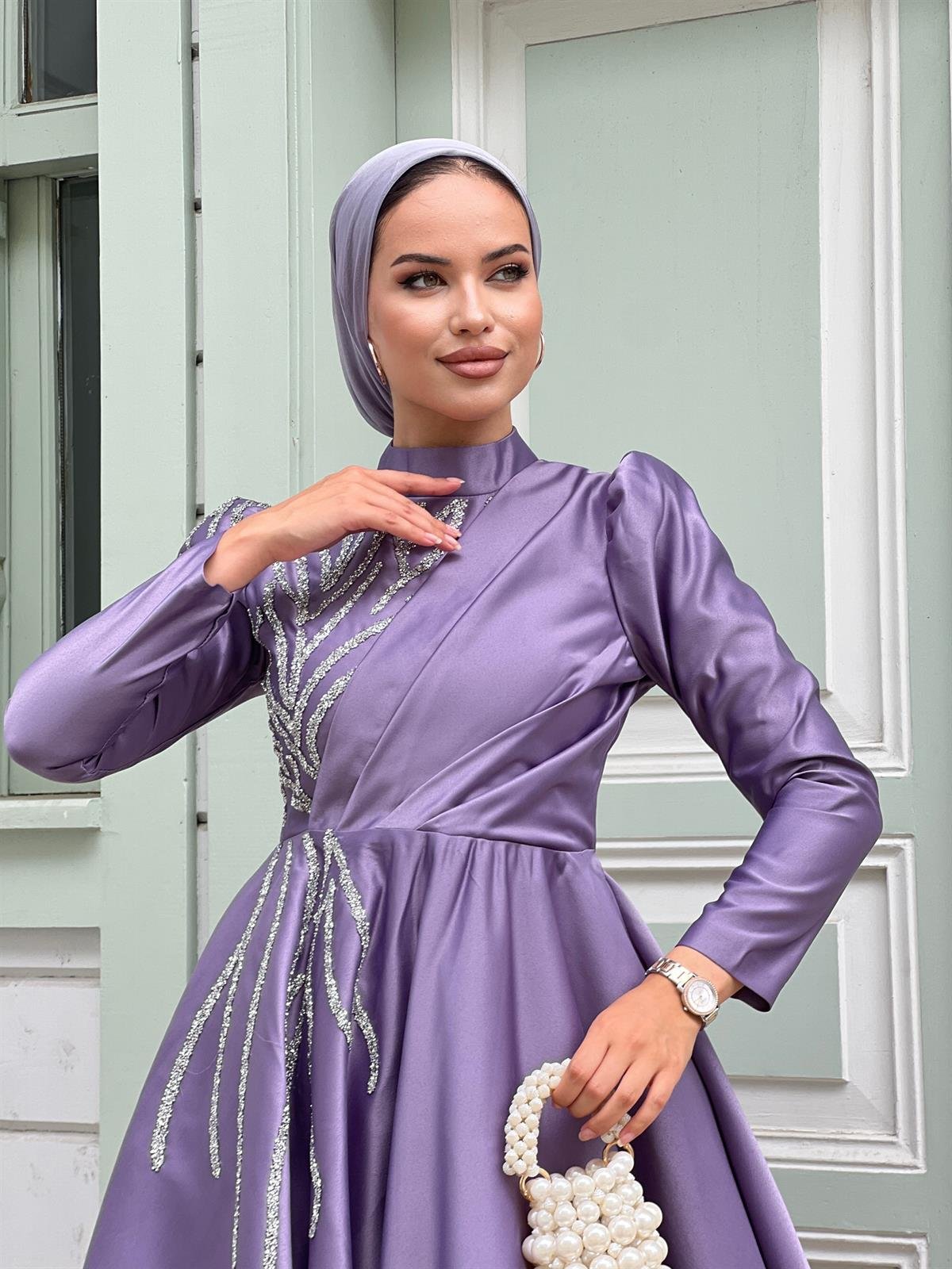 Sofia –  Lila Abiye Elbise