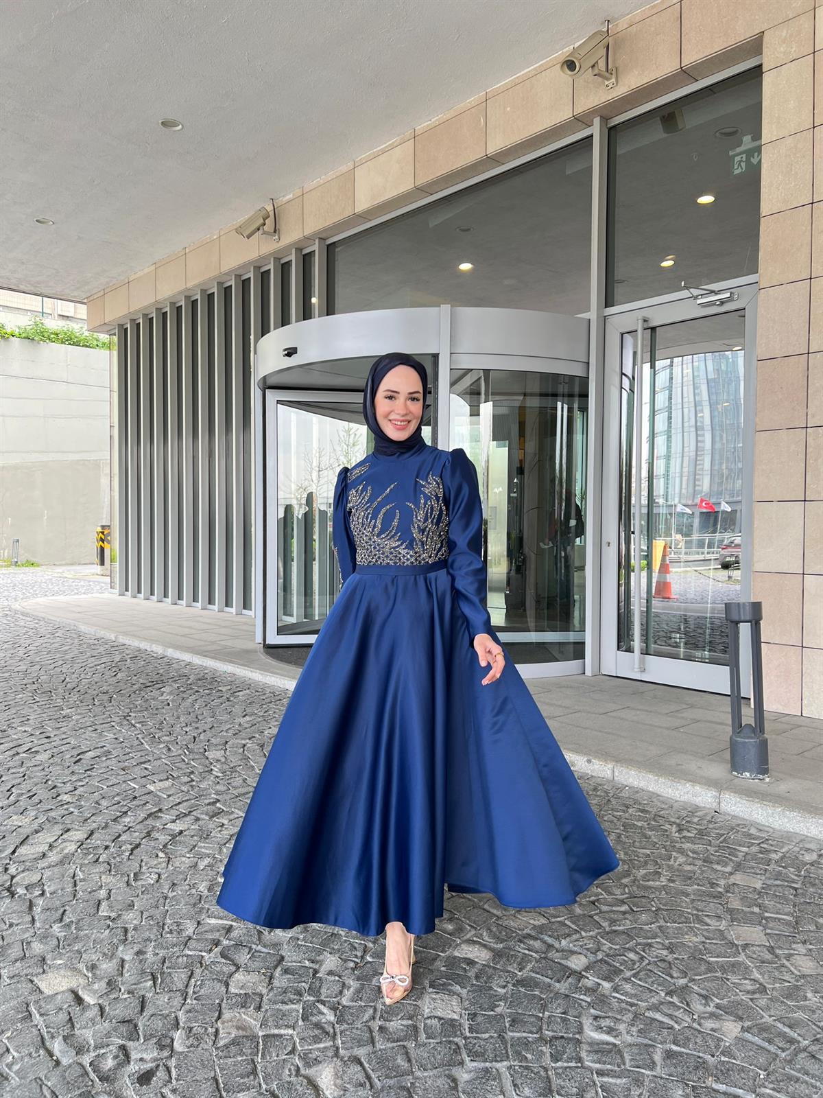 Vera – Lacivert Abiye Elbise