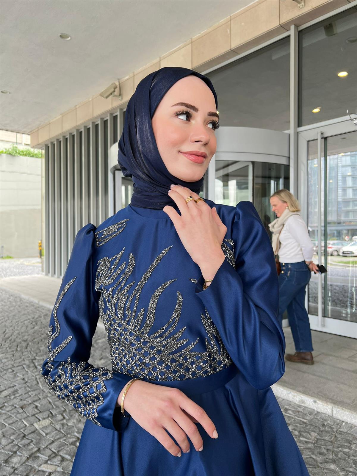 Vera – Lacivert Abiye Elbise