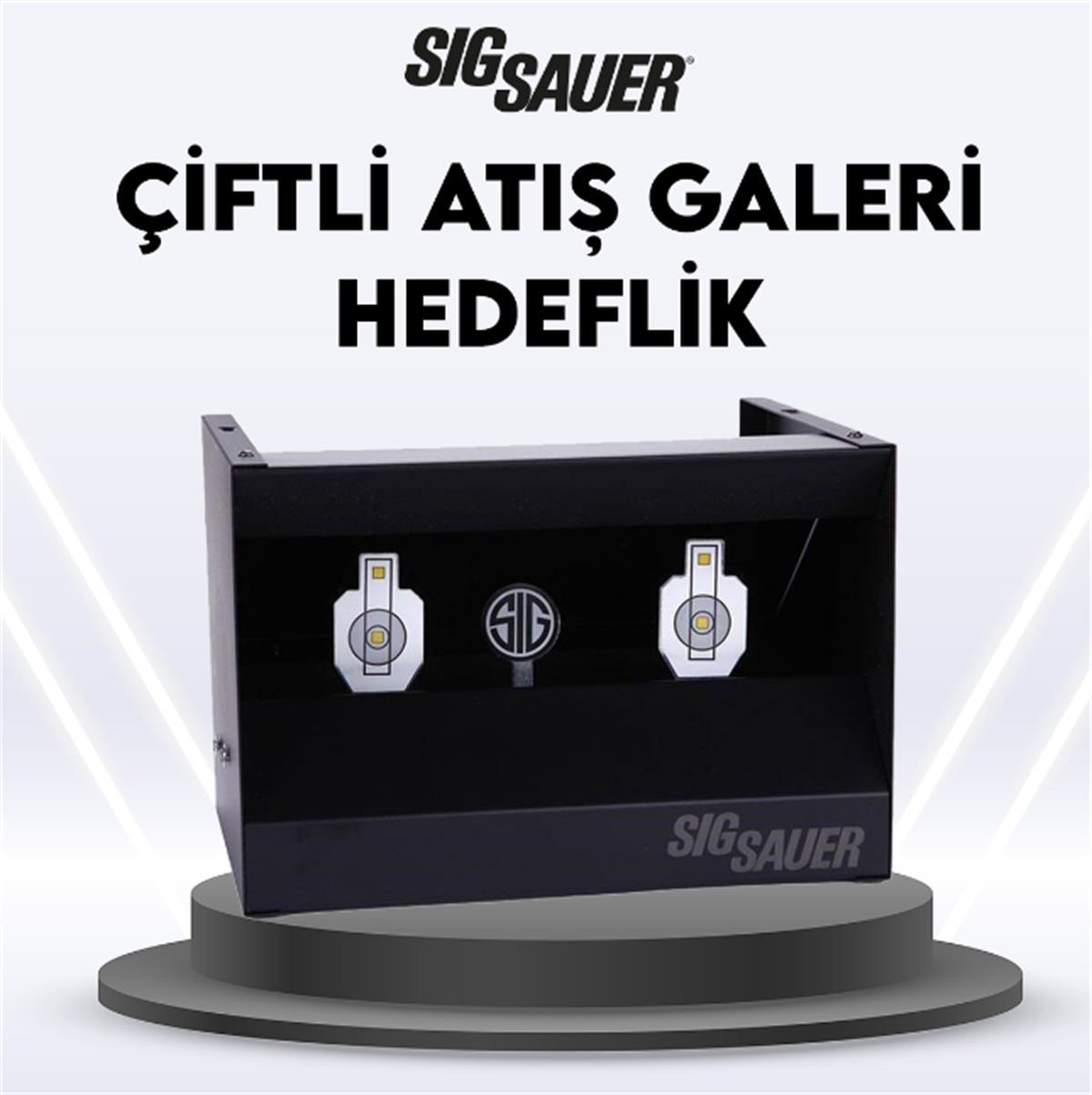 SIG SAUER ÇİFTLİ ATIŞ GALERİ HEDEFLİK