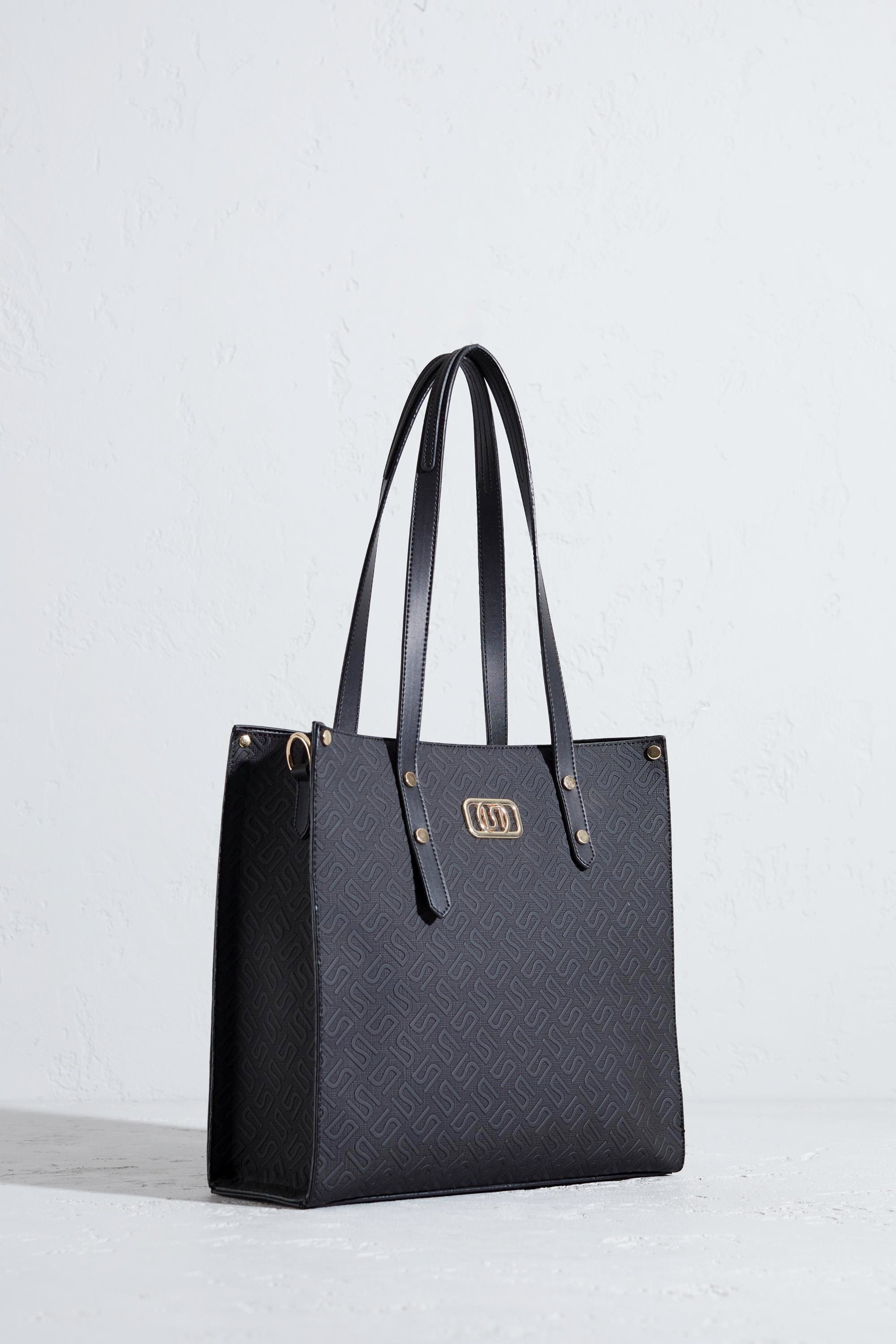 Sarach Monogram Üç Bölmeli Çanta