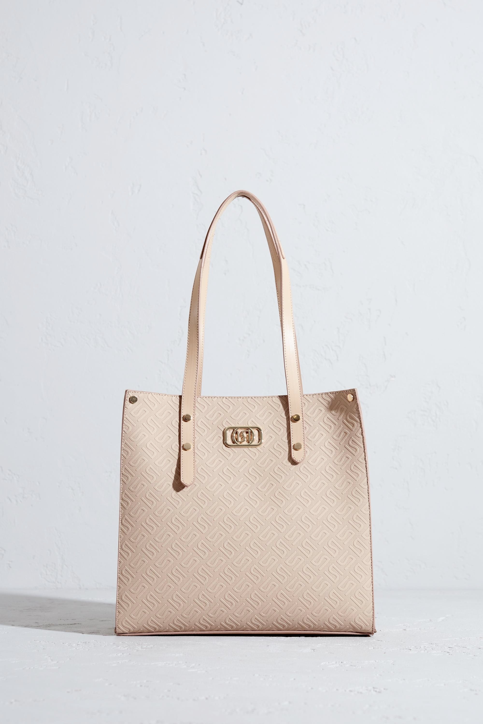 Sarach Monogram Üç Bölmeli Çanta