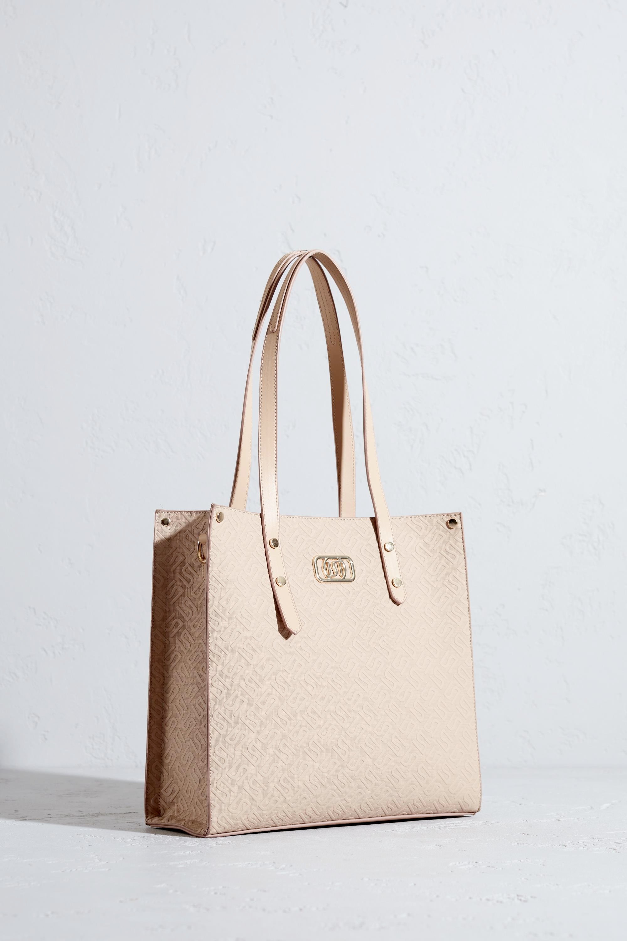 Sarach Monogram Üç Bölmeli Çanta