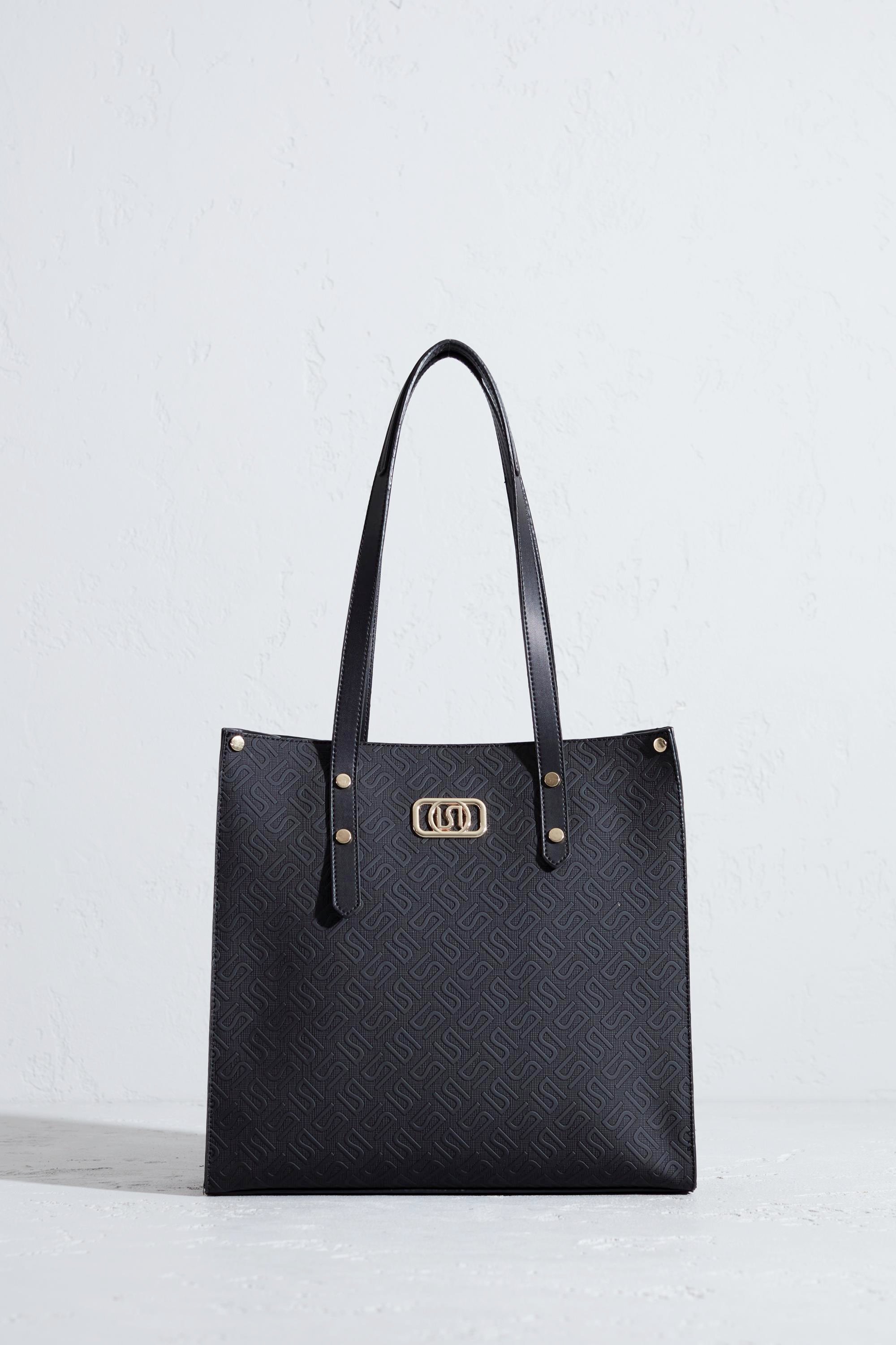 Sarach Monogram Üç Bölmeli Çanta