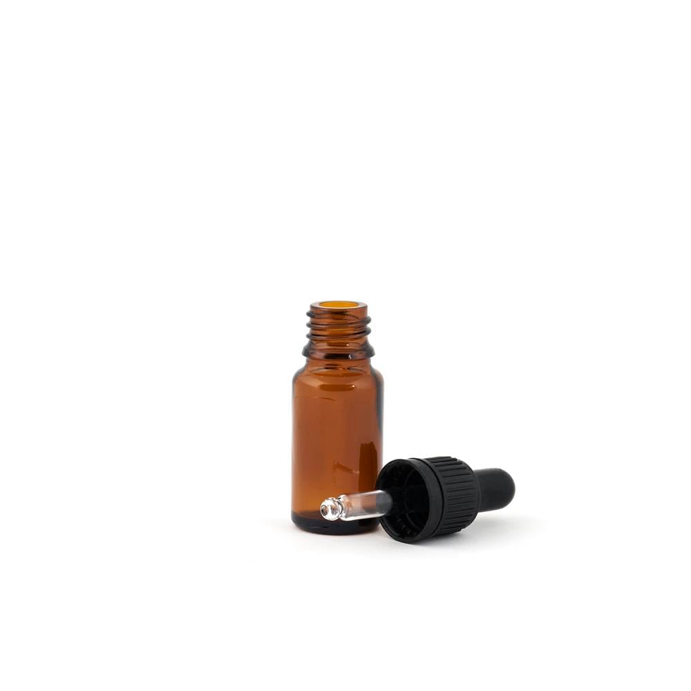 Amber Damlalıklı Şişe - 10 ml