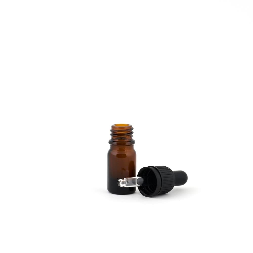 Amber Damlalıklı Şişe - 5 ml